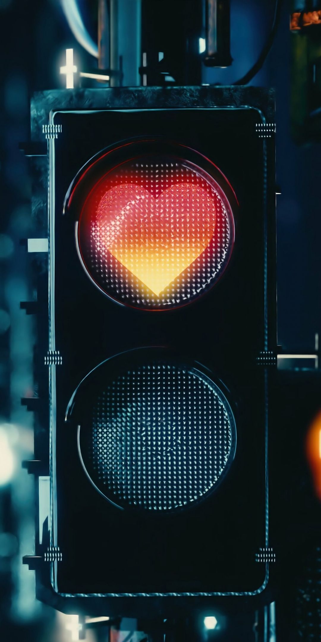 Traffic light, heart, signal wallpaper. Wallpaper background, Traffic light, Apple wallpaper