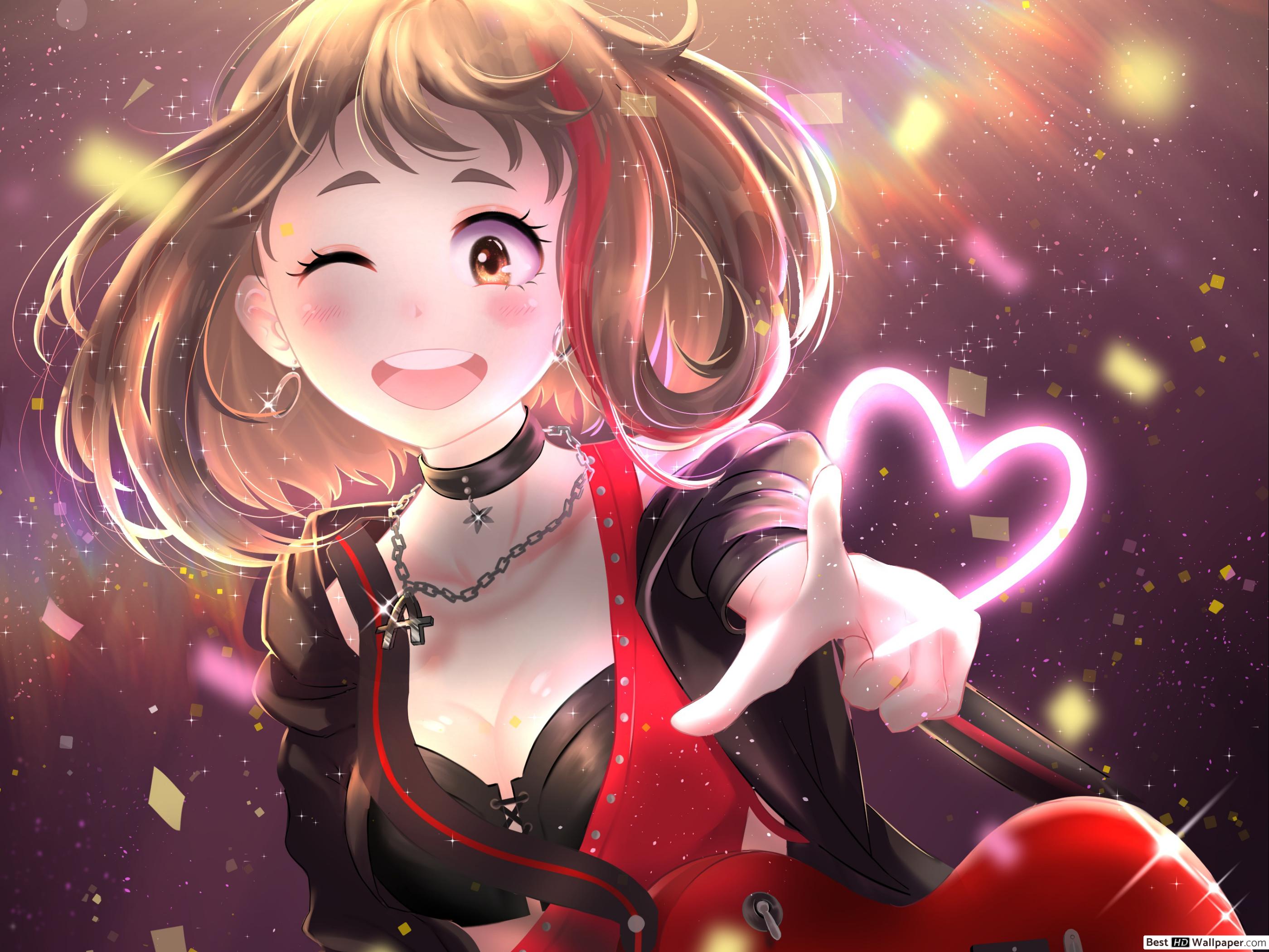 Crossover Uraraka & Ran Mitake HD wallpaper download