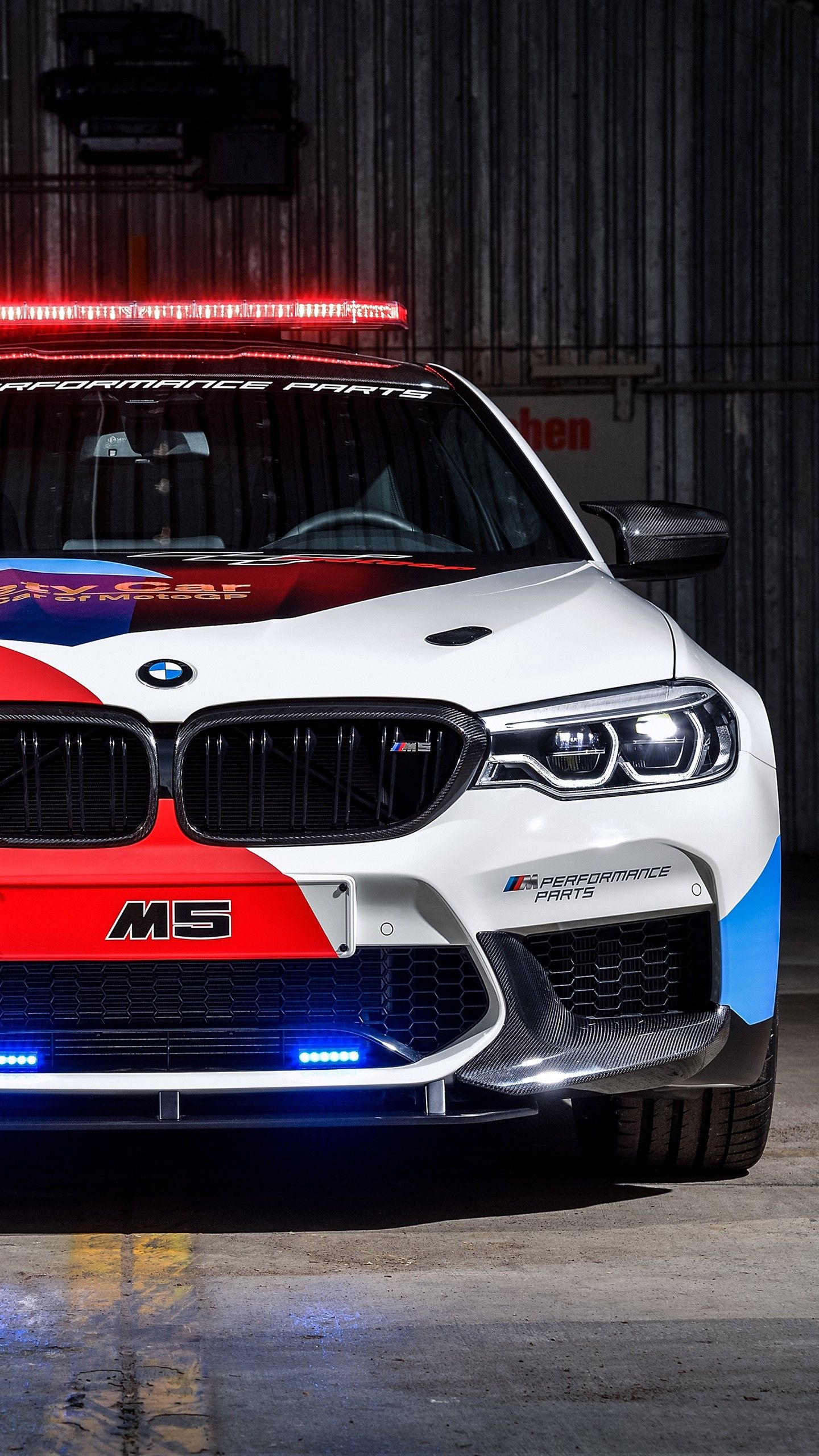 BMW M5 MotoGP Safety Car 4K Wallpaper