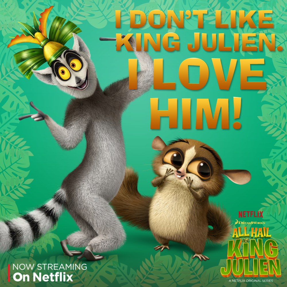 No one loves King Julien more than Mort. No one! What's your favorite Mort quote?. Penguins of madagascar, King julian madagascar, Madagascar movie