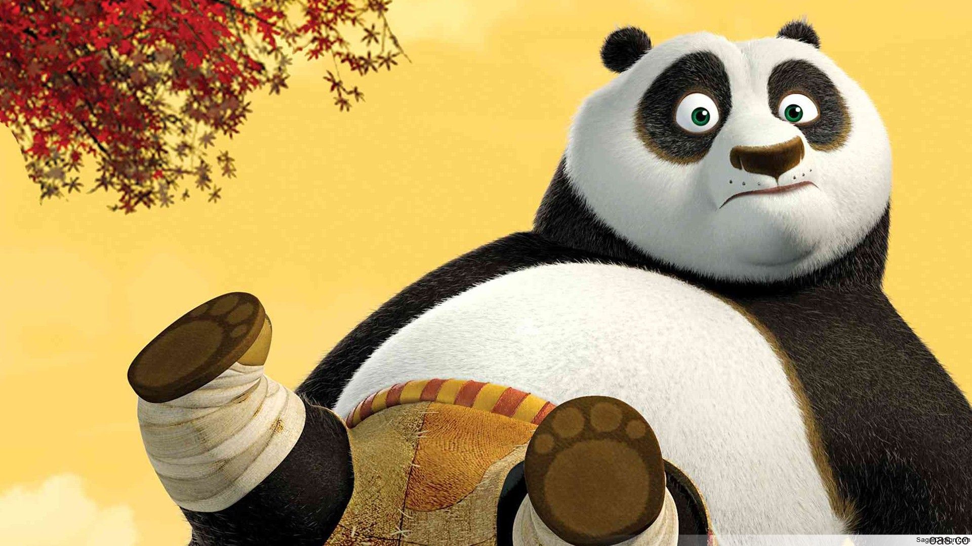 Panda, wallpaper, animated, movie