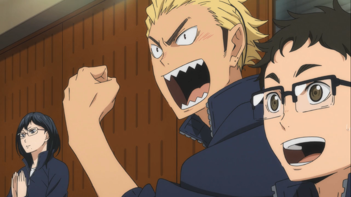 Haikyuu Season 2 Kiyoko, Ukai Kenshin, Takeda Ittetsu 22. Haikyuu anime, Haikyuu karasuno, Haikyuu