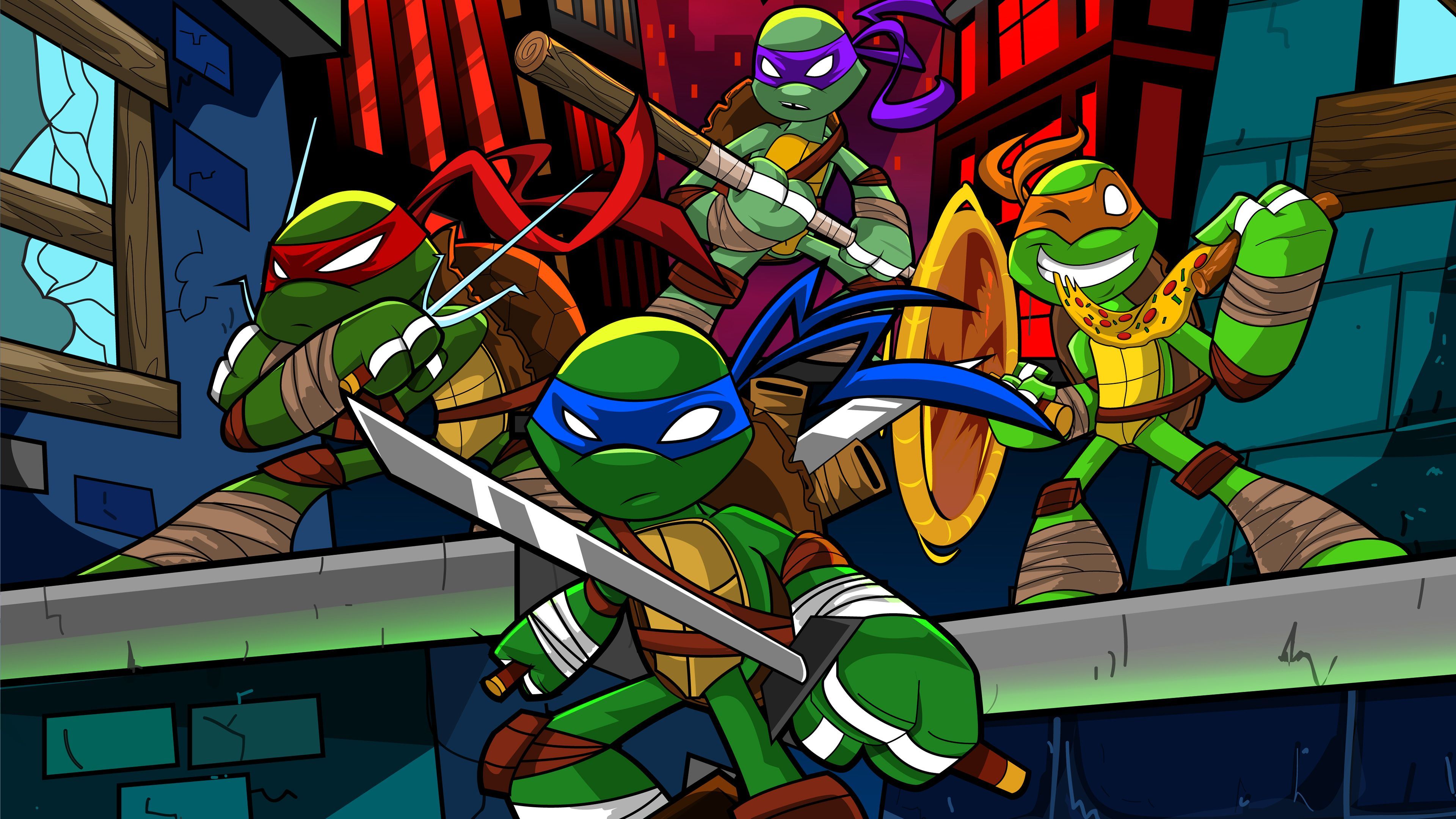 Tmnt Cartoon Art teenage mutant ninja turtles wallpapers, superheroes wallp...