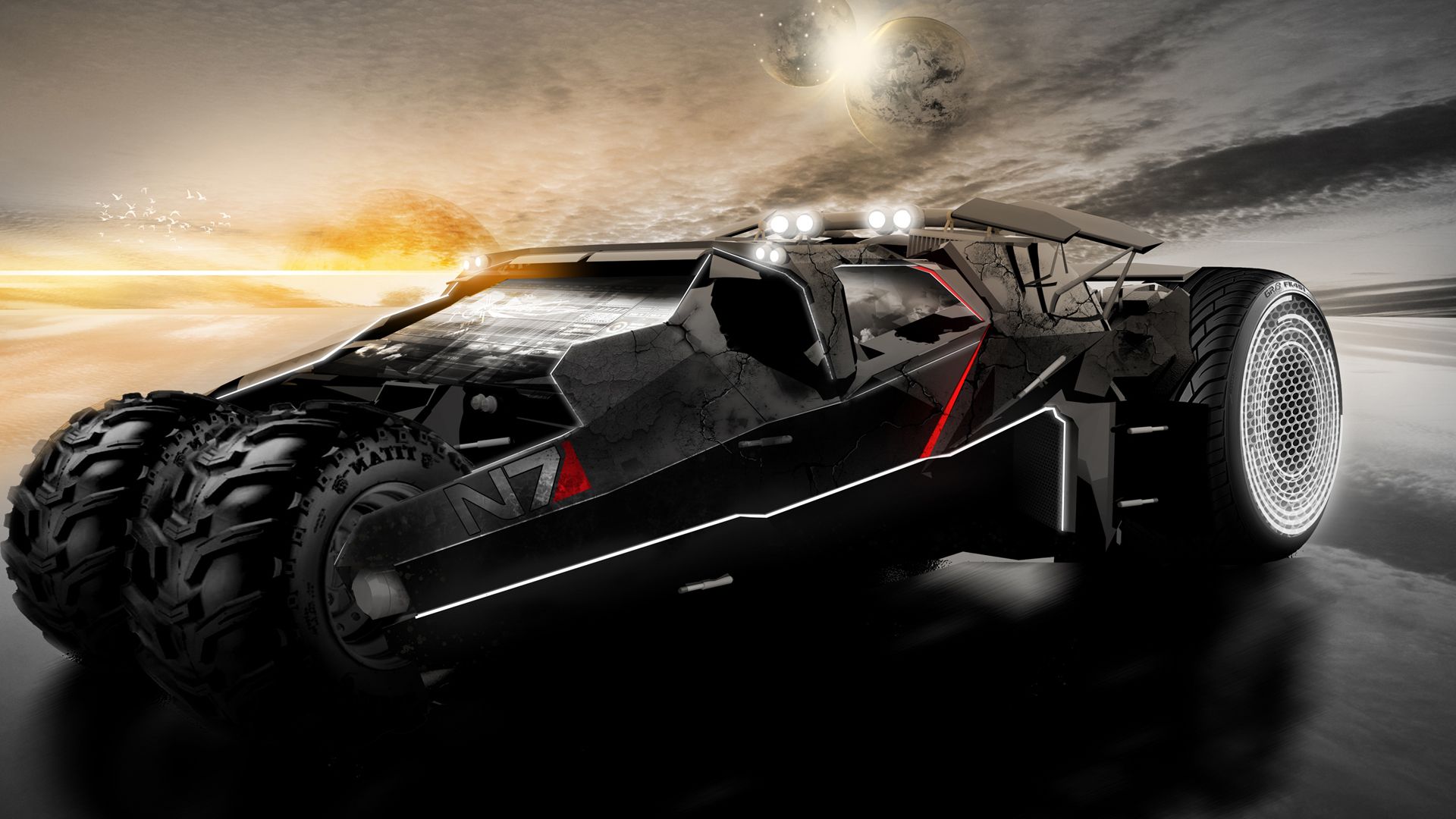 Mass Effect Sci Fi Vehicles Wallpaperx1080