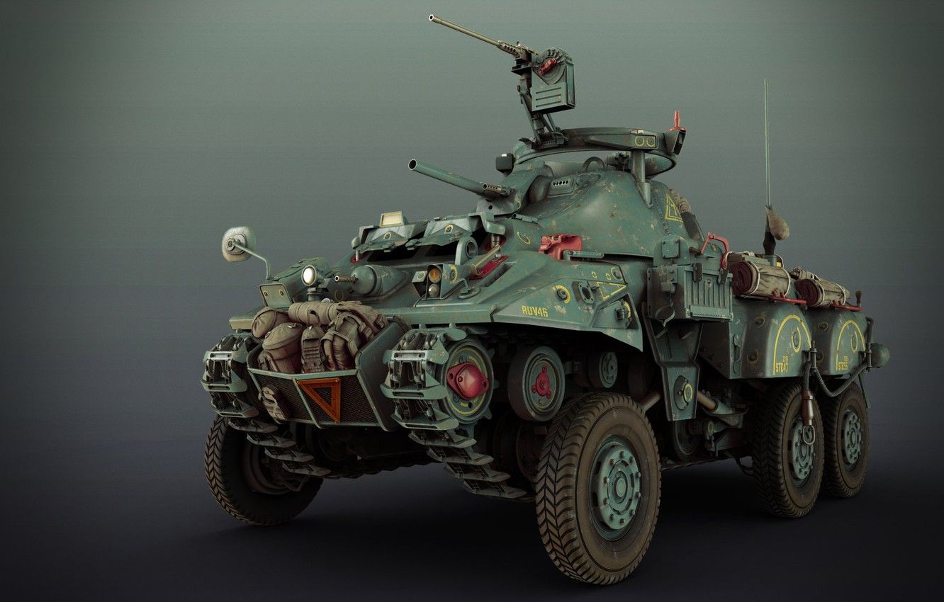 Wallpaper Weapons, Transport, Car, SCI FI WW2 ALLIED RECON VEHICLE Image For Desktop, Section рендеринг