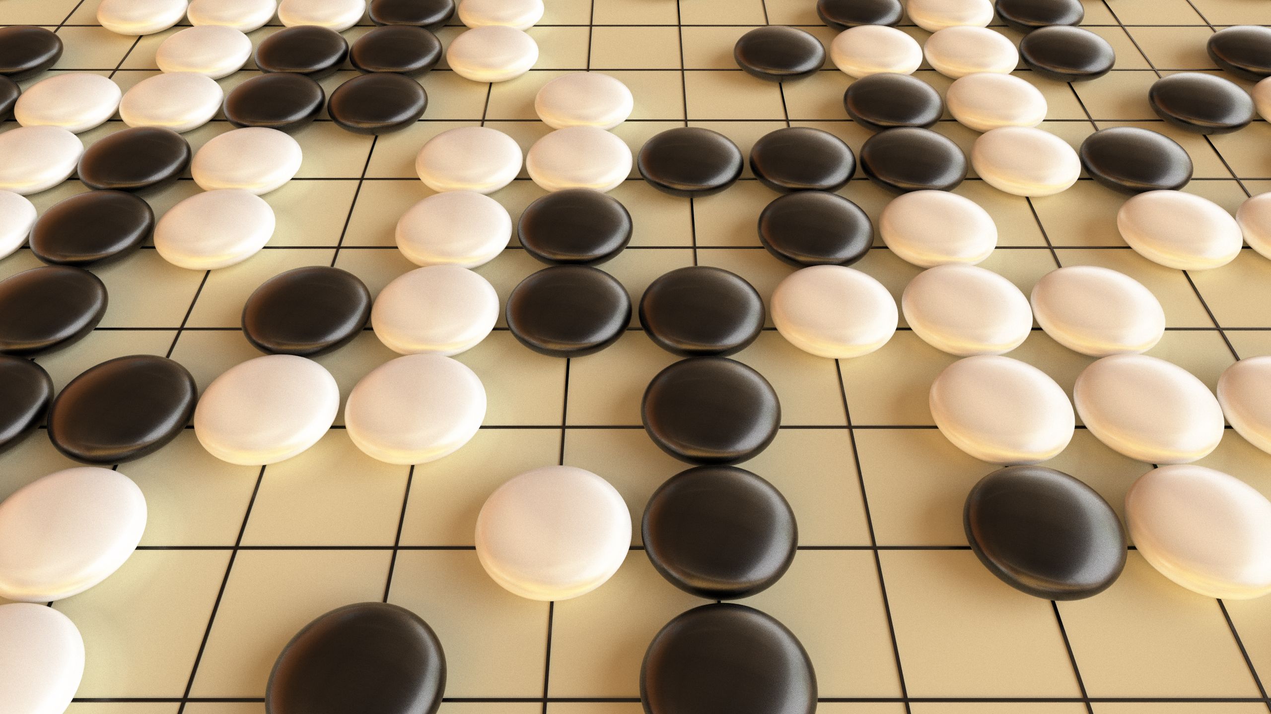 AlphaGo Game 4 Desktop Wallpaper [2560x1440]