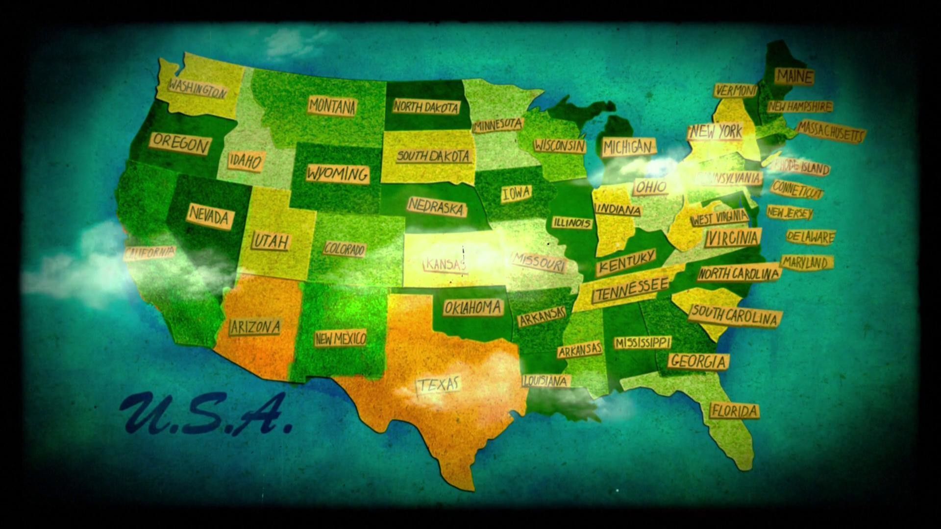 Usa Map HD