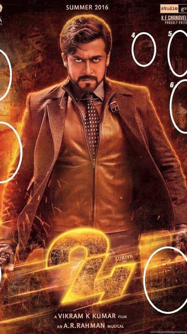 Surya 24 Movie 2016 Wallpaper For 480x800 Resolution Download. Desktop Background