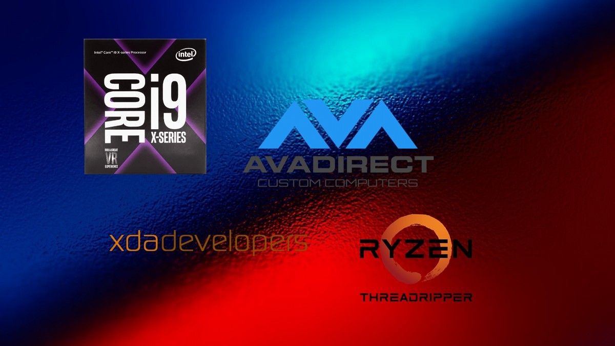 XDA PC Hardware Analysis, Intel Core X and AMD Threadripper Face Off