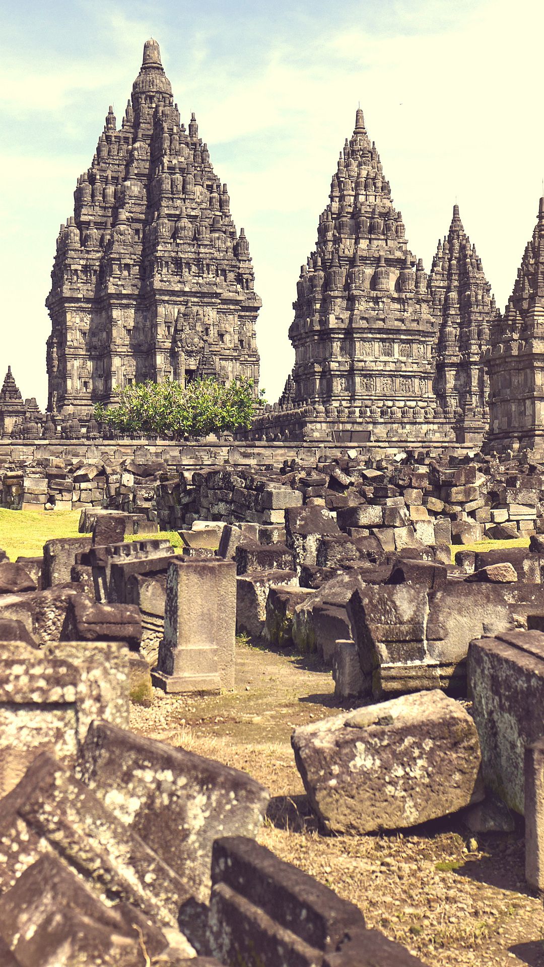 Indonesia Prambanan iPhone Wallpaper HD