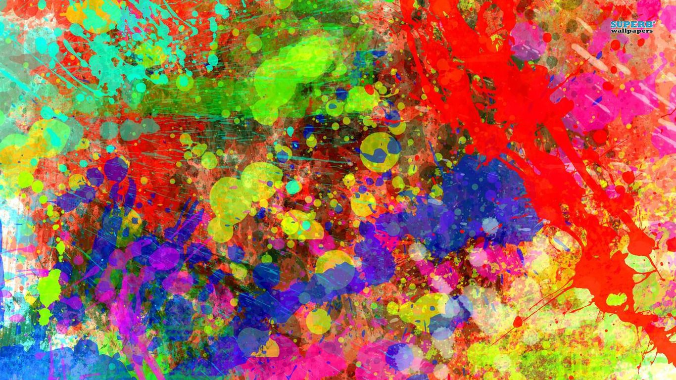 Free download Colorful Paint Splatter Wallpaper First HD Wallpaper [1366x768] for your Desktop, Mobile & Tablet. Explore Picture of Painted Wallpaper. Painting Body HD Wallpaper, Desktop Wallpaper Paintings, HD Painting Wallpaper