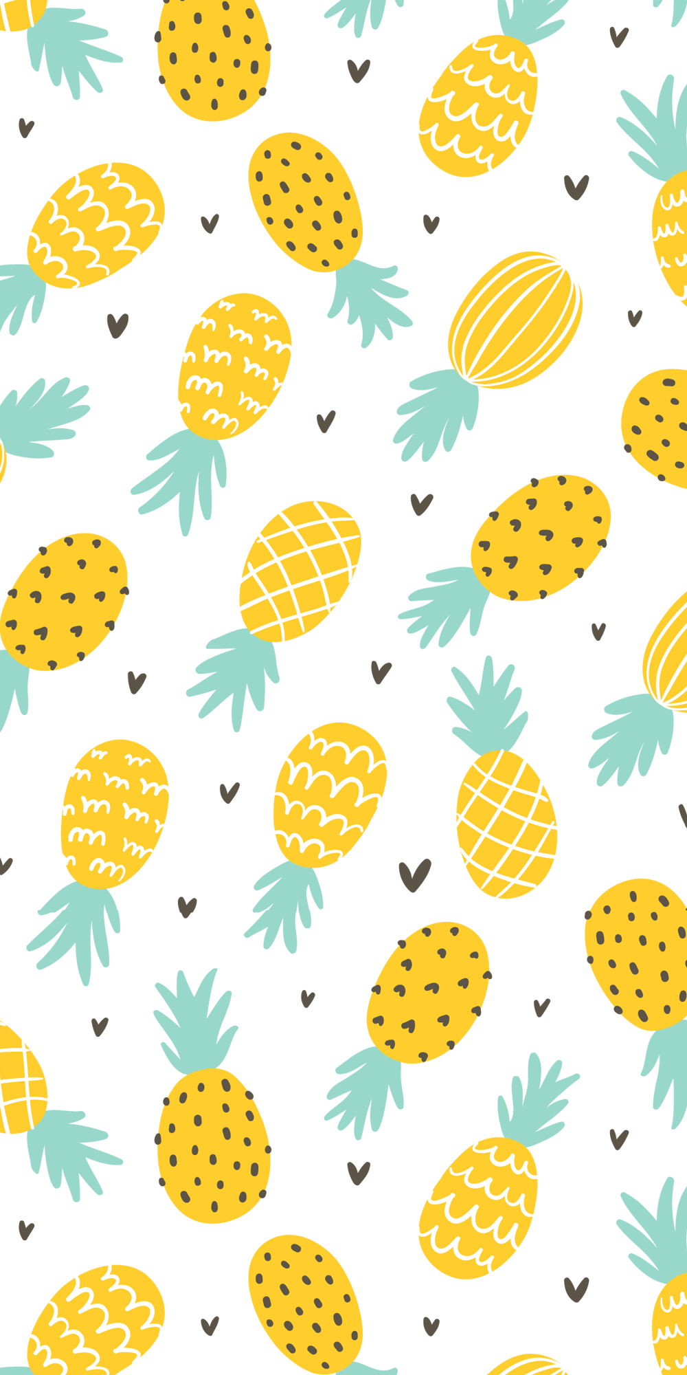 Perfect Combo: #Pineapples and #Hearts. #Casetify #iPhone #Fruit #Art #Design #Illustration #Inspriation. Pineapple illustration, Pineapple vector, Fruit cartoon