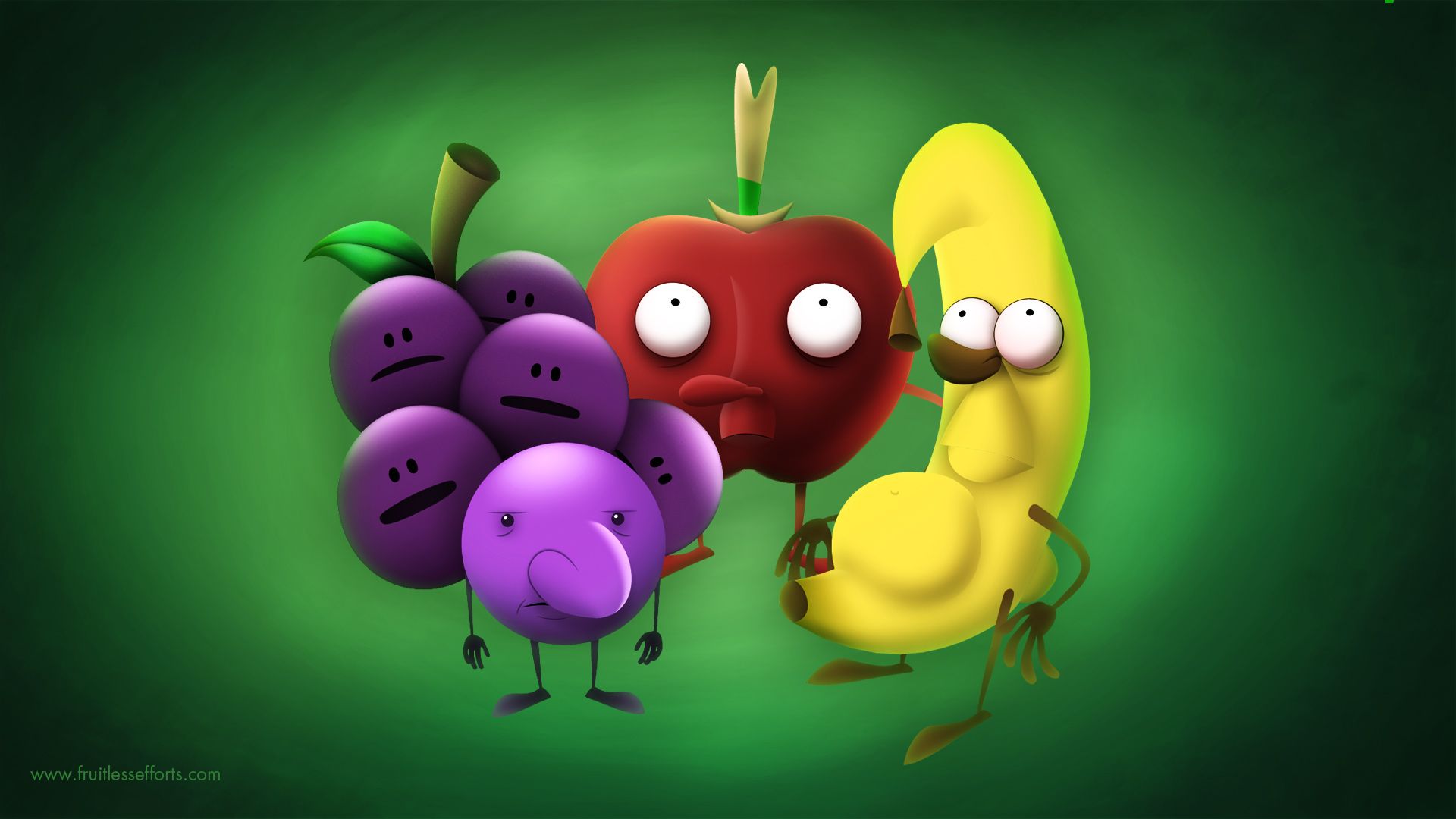 Animated Funny Cartoon Fruit