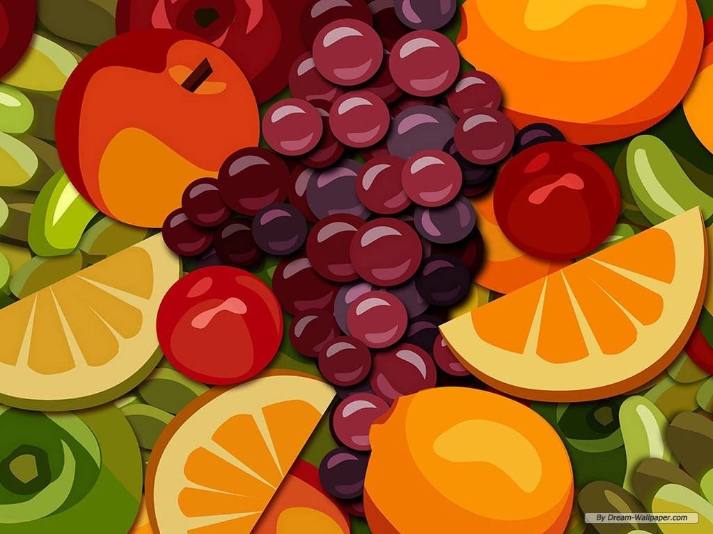 Cartoon Fruit Wallpapers - Wallpaper Cave