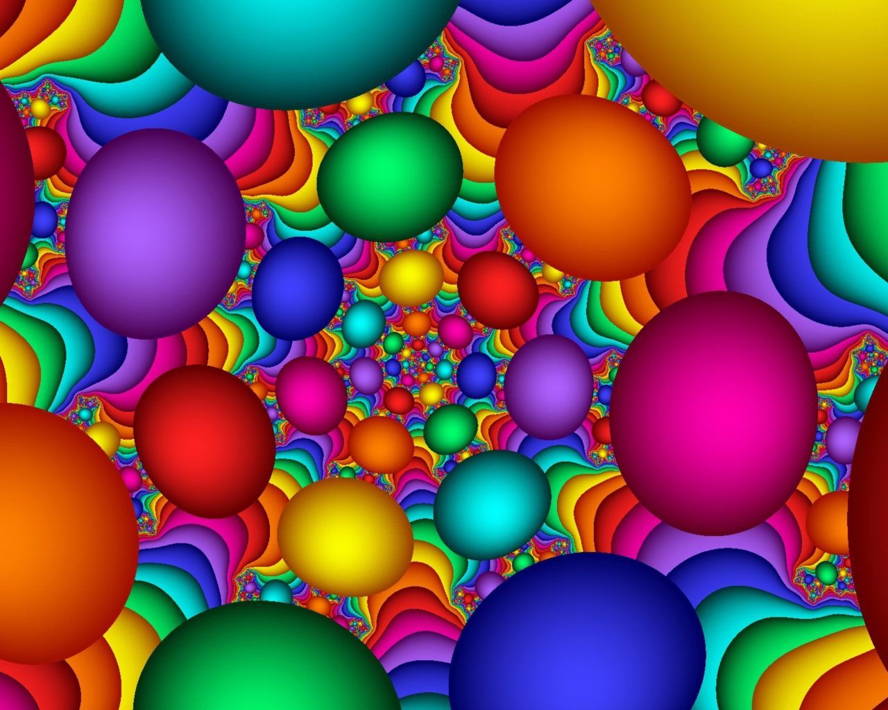 Colorful Bubbles Multicolor Abstract Background Wallpaper 3D Best HD Wallpaper For Desktop Tablets And Mobile Phones 3840x2400, Wallpaper13.com