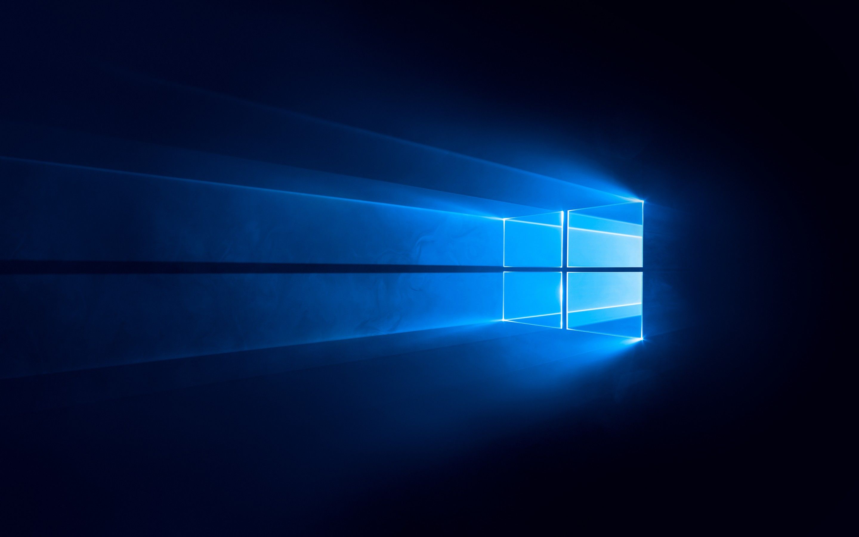 Windows 10 4K Wallpaper, Dark, Blue, 5K, 8K, Technology
