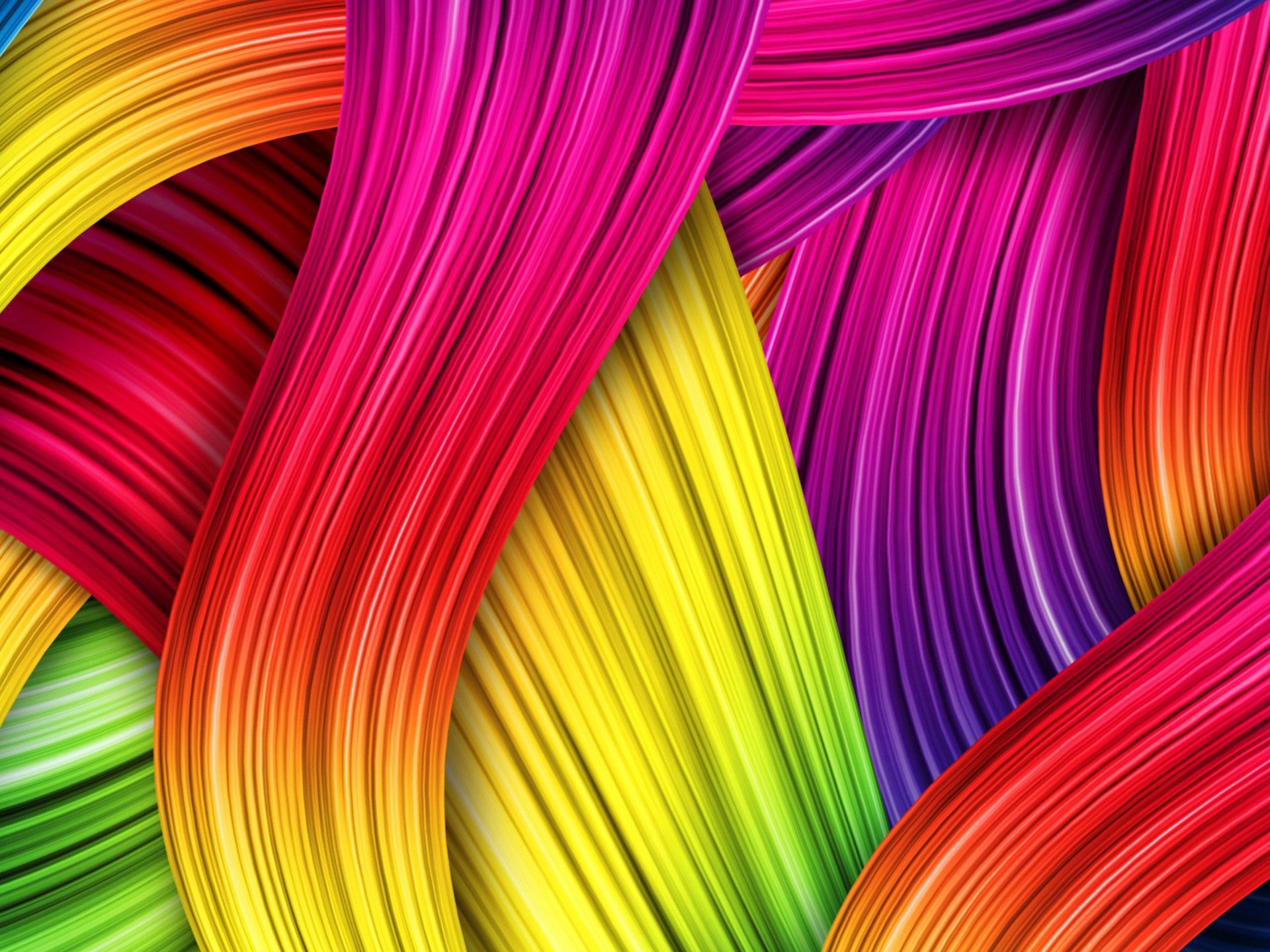 Rainbow 3D Color Wallpaper HD, Wallpaper13.com