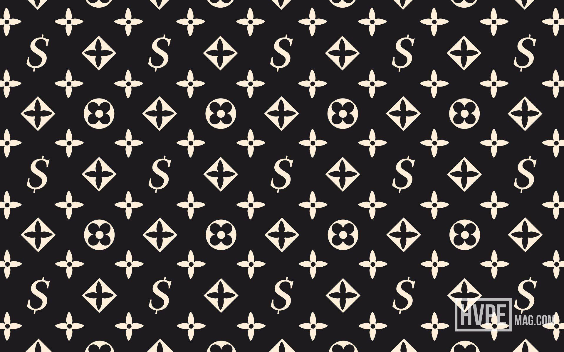 Black Lv Supreme Wallpaper