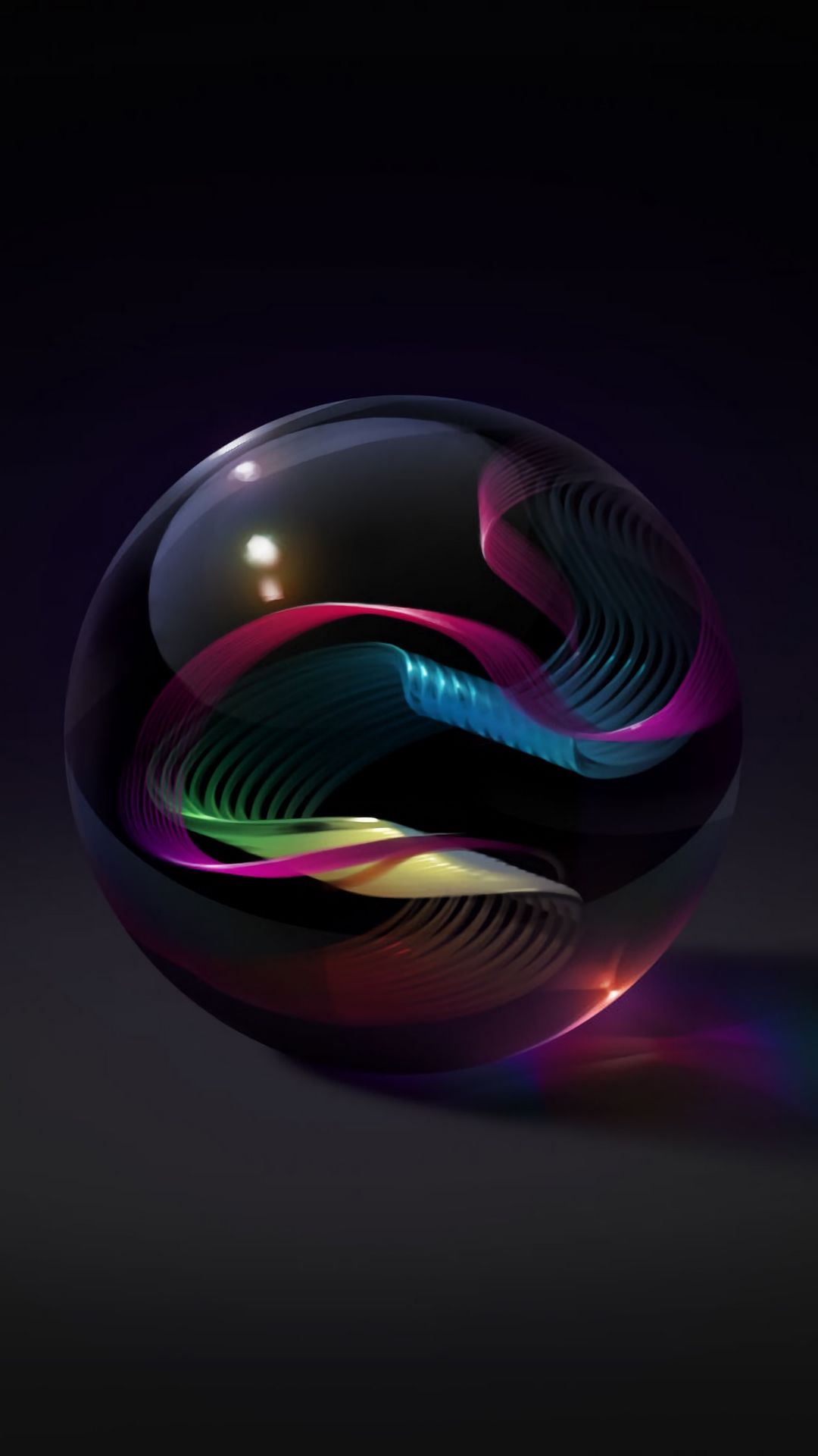 3D Color Ball Glass Art HD Wallpaper