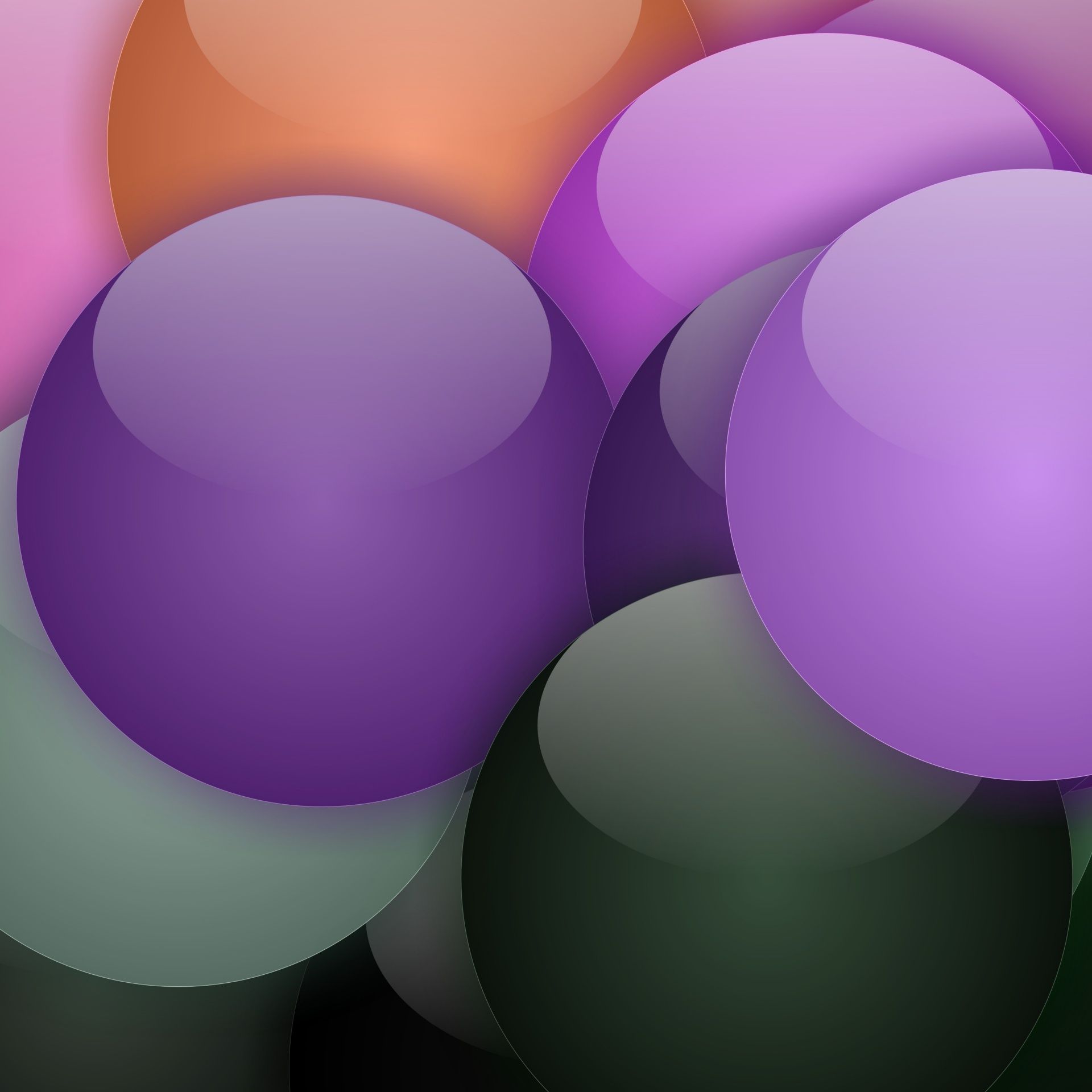 Wallpaper, 3D, color, balls, drawing