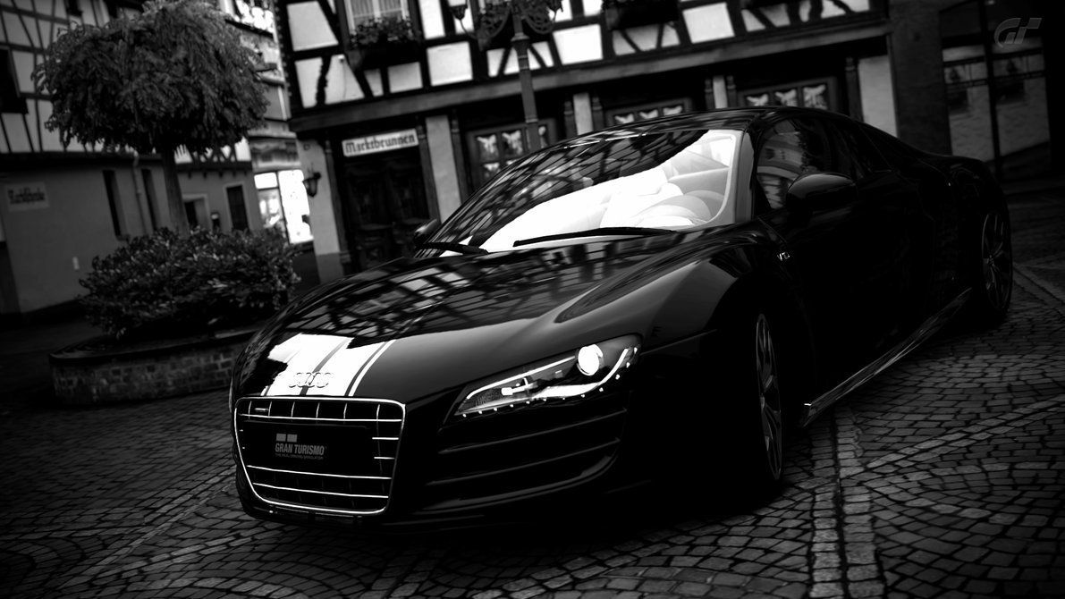 Black Audi R8 Car HD Wallpaper. Audi r8 wallpaper, Black audi, Audi