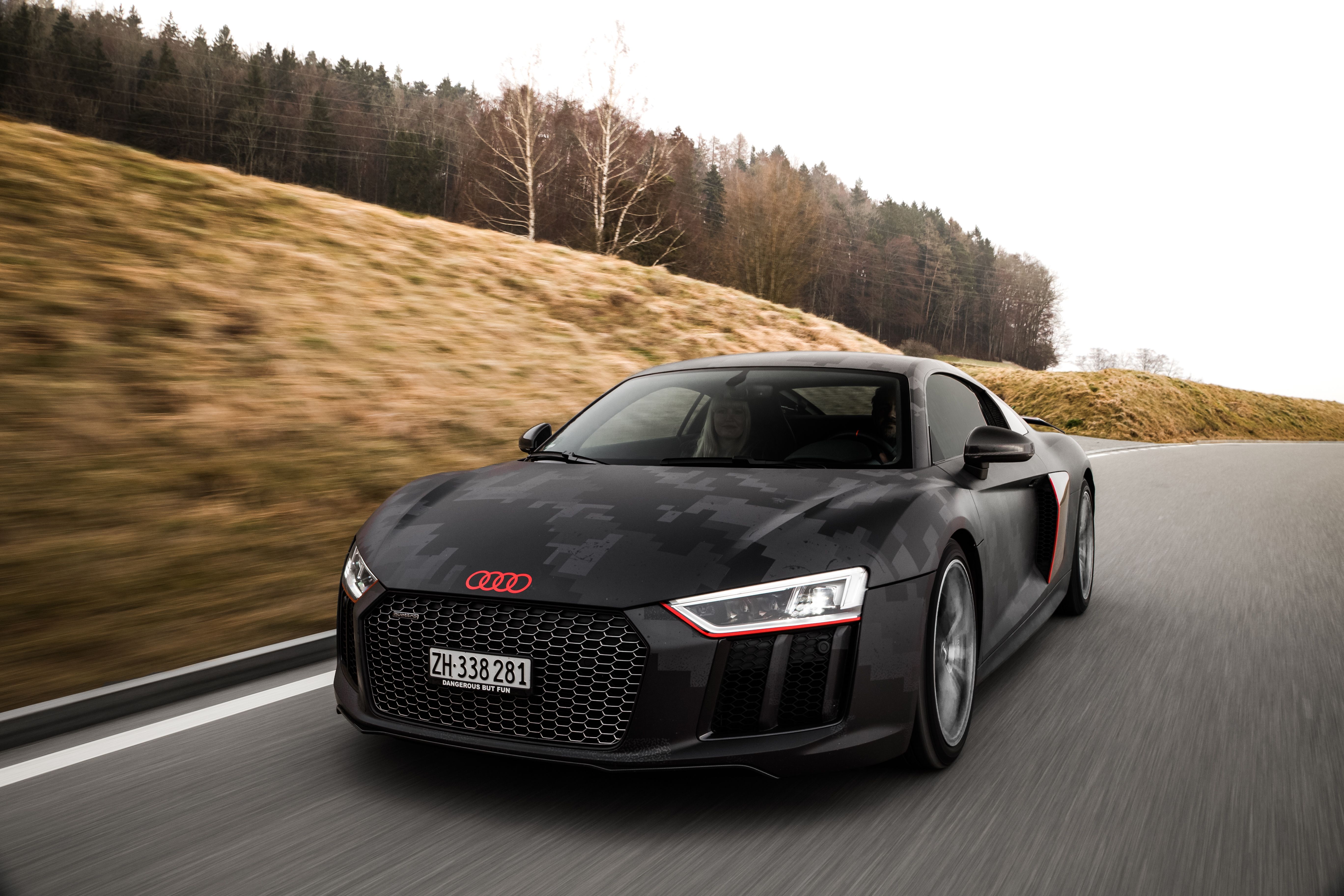 Black Audi R8 V10 Plus iPad Air HD 4k Wallpaper, Image, Background, Photo and Picture