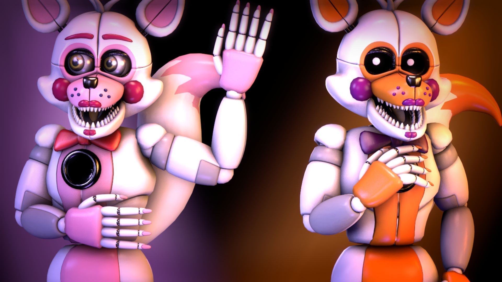 FNAF Lolbit And Funtime Foxy Wallpapers - Wallpaper Cave