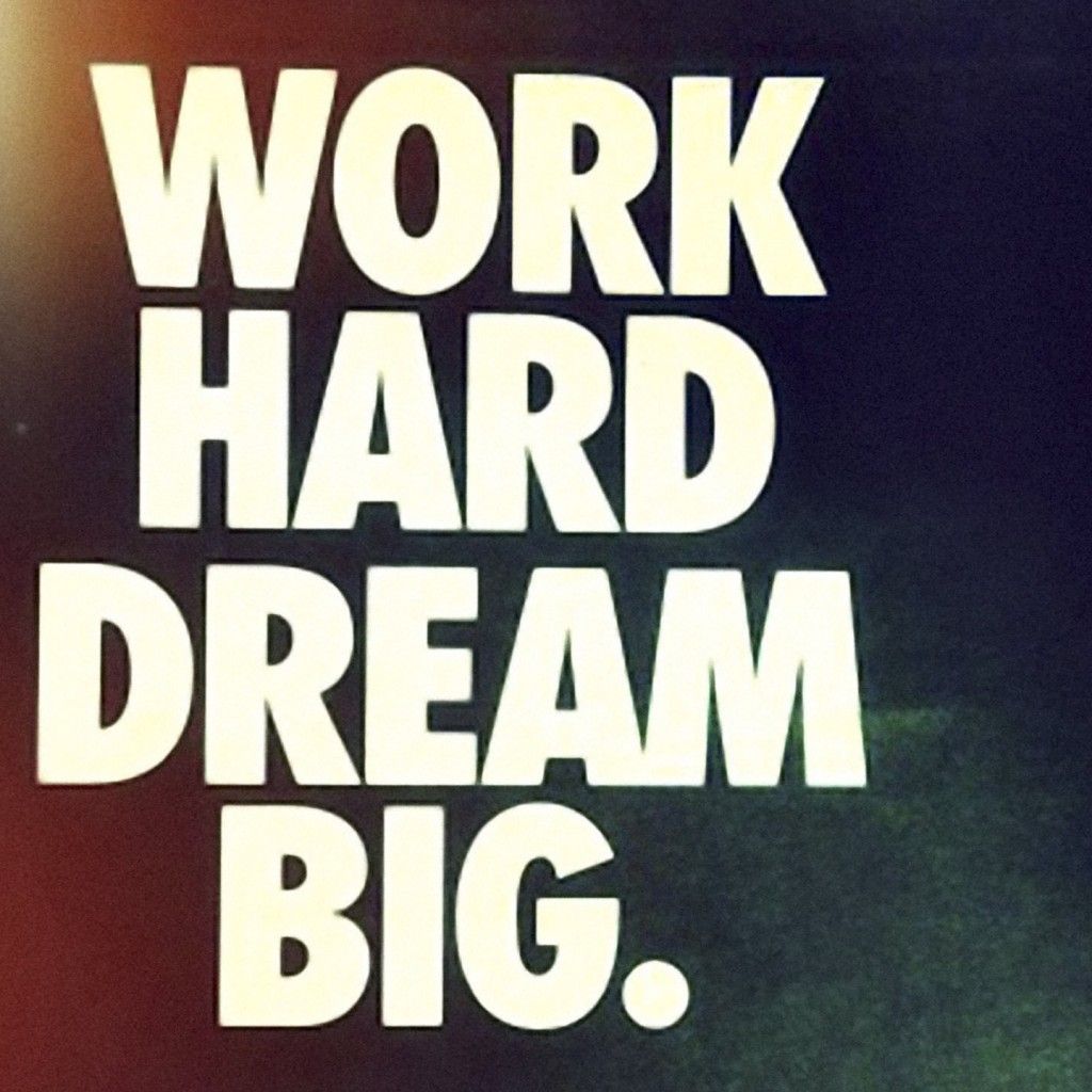 Work Hard Dream Big. iPad Wallpaper free iPad wallpaper & background
