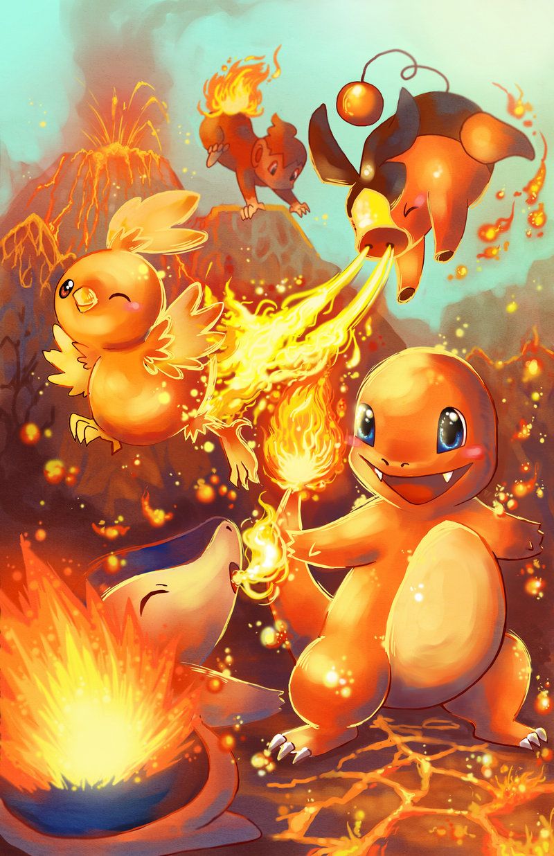 Free download pokemon fire starters by michellescribbles [800x1236] for your Desktop, Mobile & Tablet. Explore Fire Pokemon Wallpaper. Pikachu Wallpaper, Awesome Pokemon Wallpaper, Epic Pokemon Wallpaper
