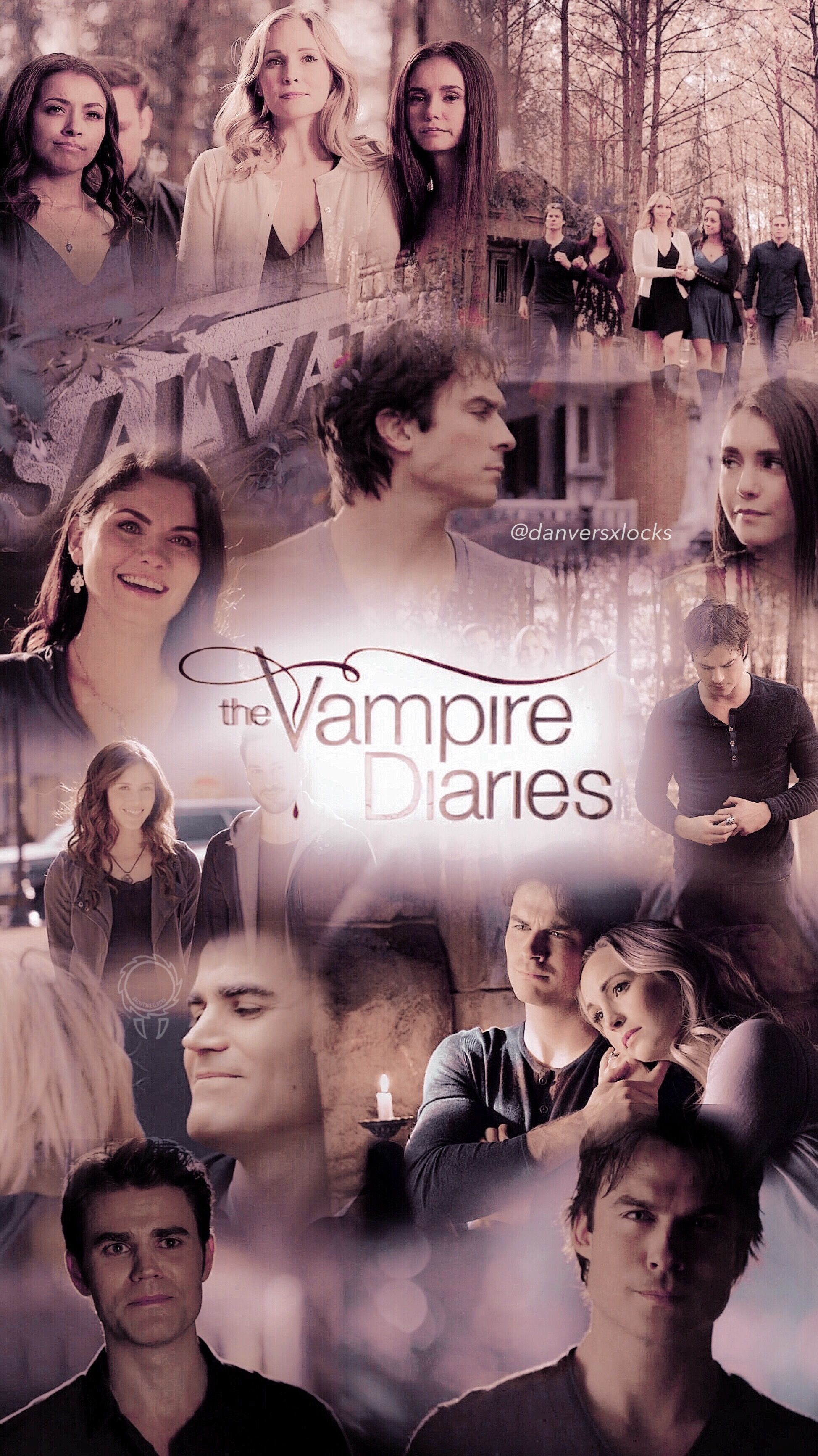 Aesthetic Collage Vampire Diaries Wallpapers - Wallpaper Cave