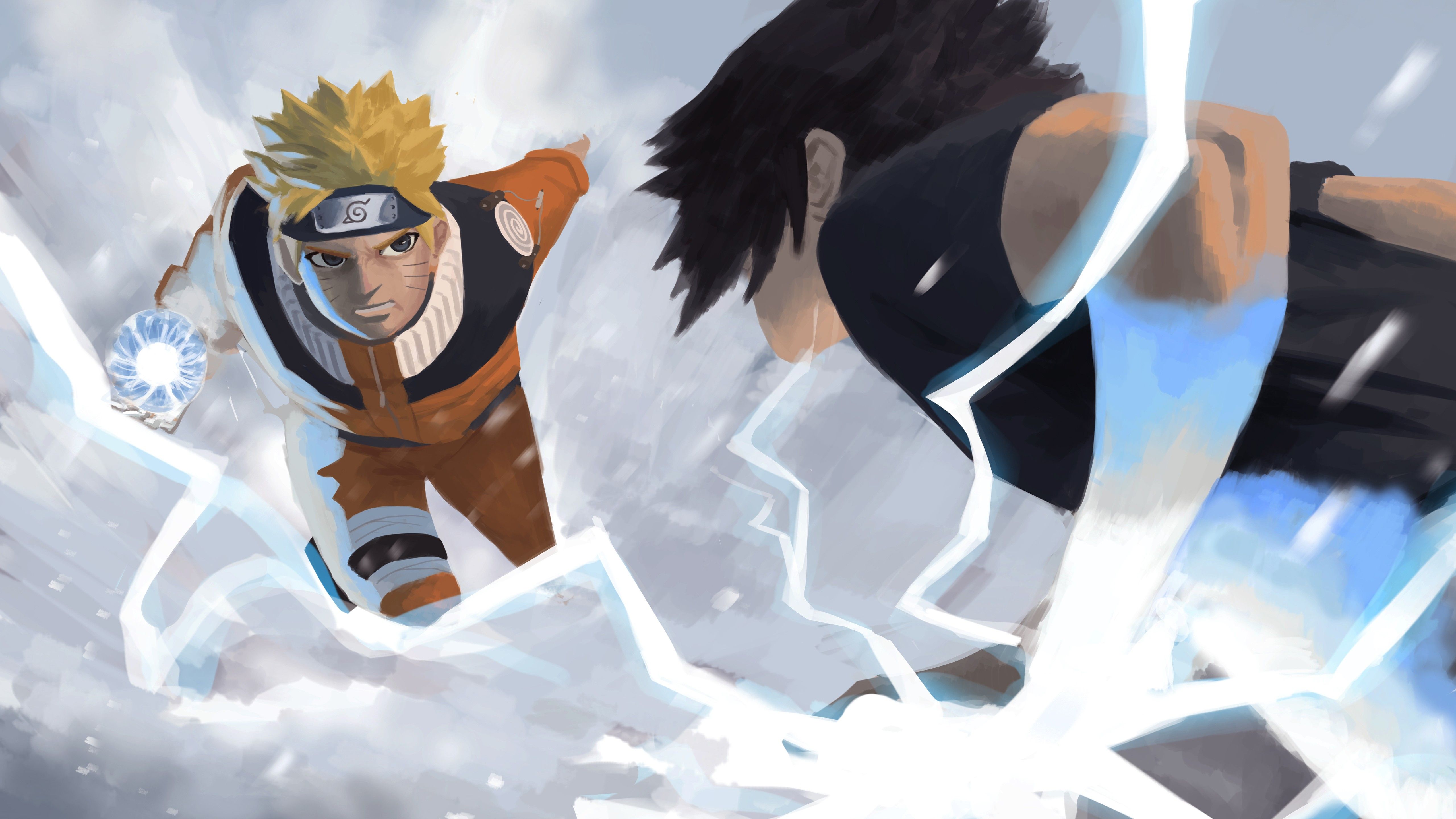 Naruto in Battle Anime Desktop Wallpaper - Naruto Wallpapers in 4K