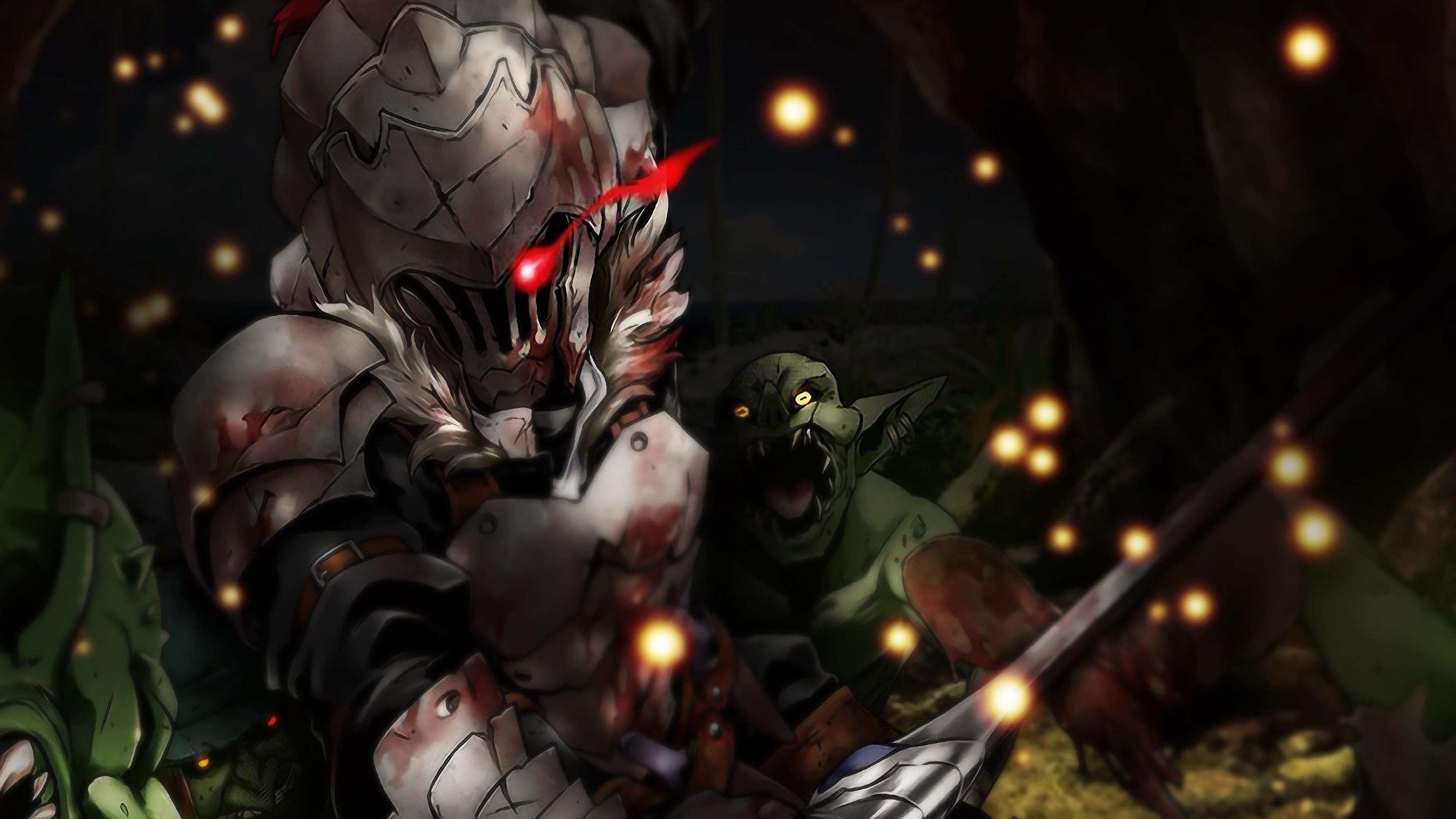 Goblin Slayer Fighting Anime 4K