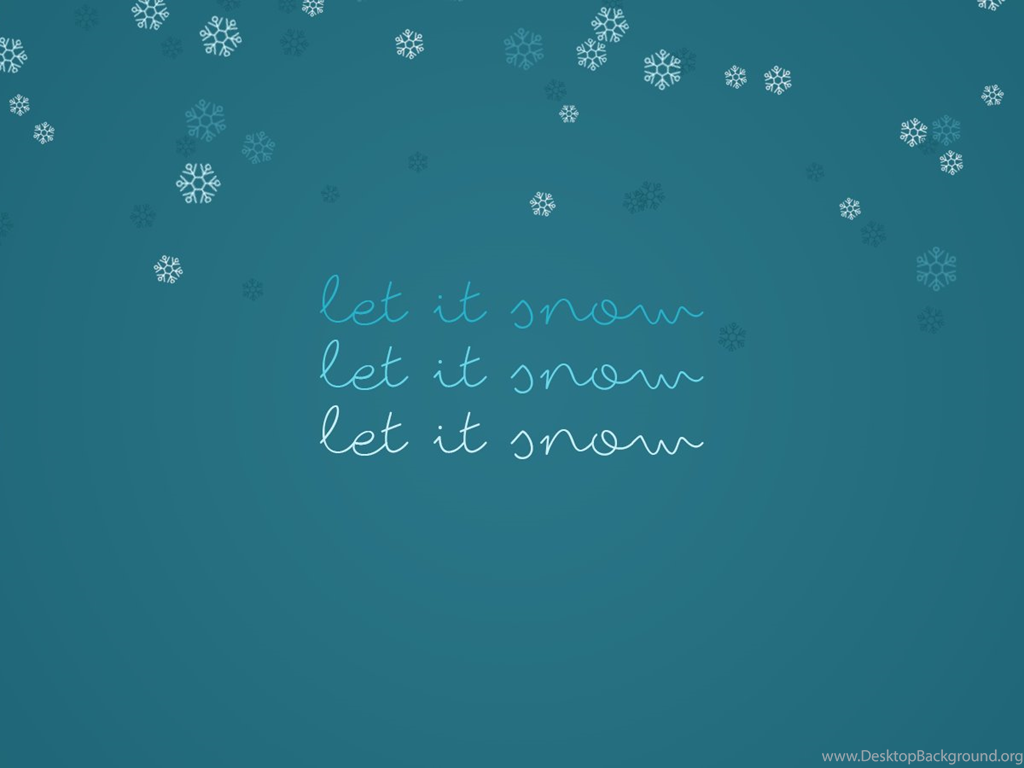 Let It Snow' Free Desktop Wallpaper Andrea The Designer Desktop Background