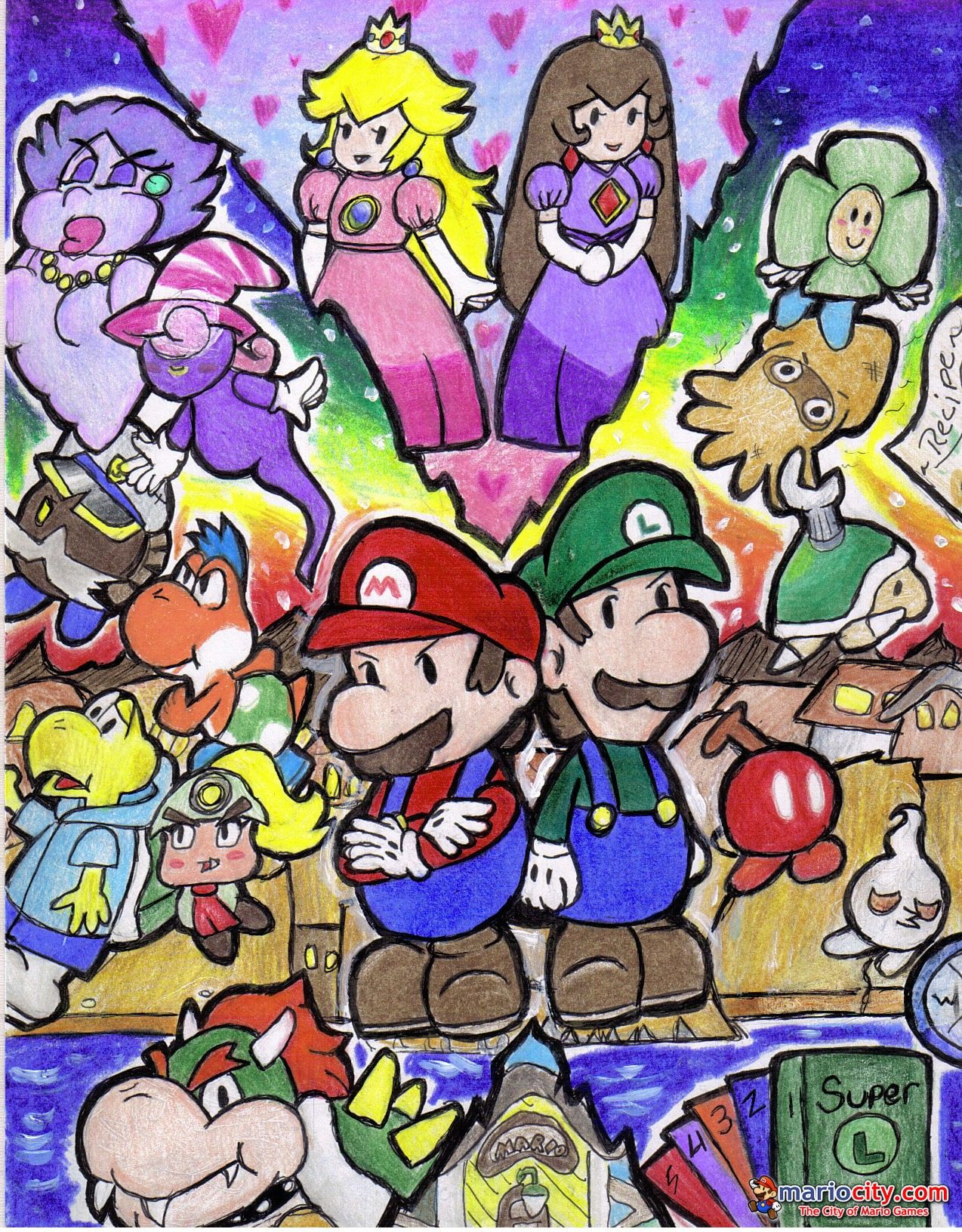 A Super Mario Bros Wallpaper