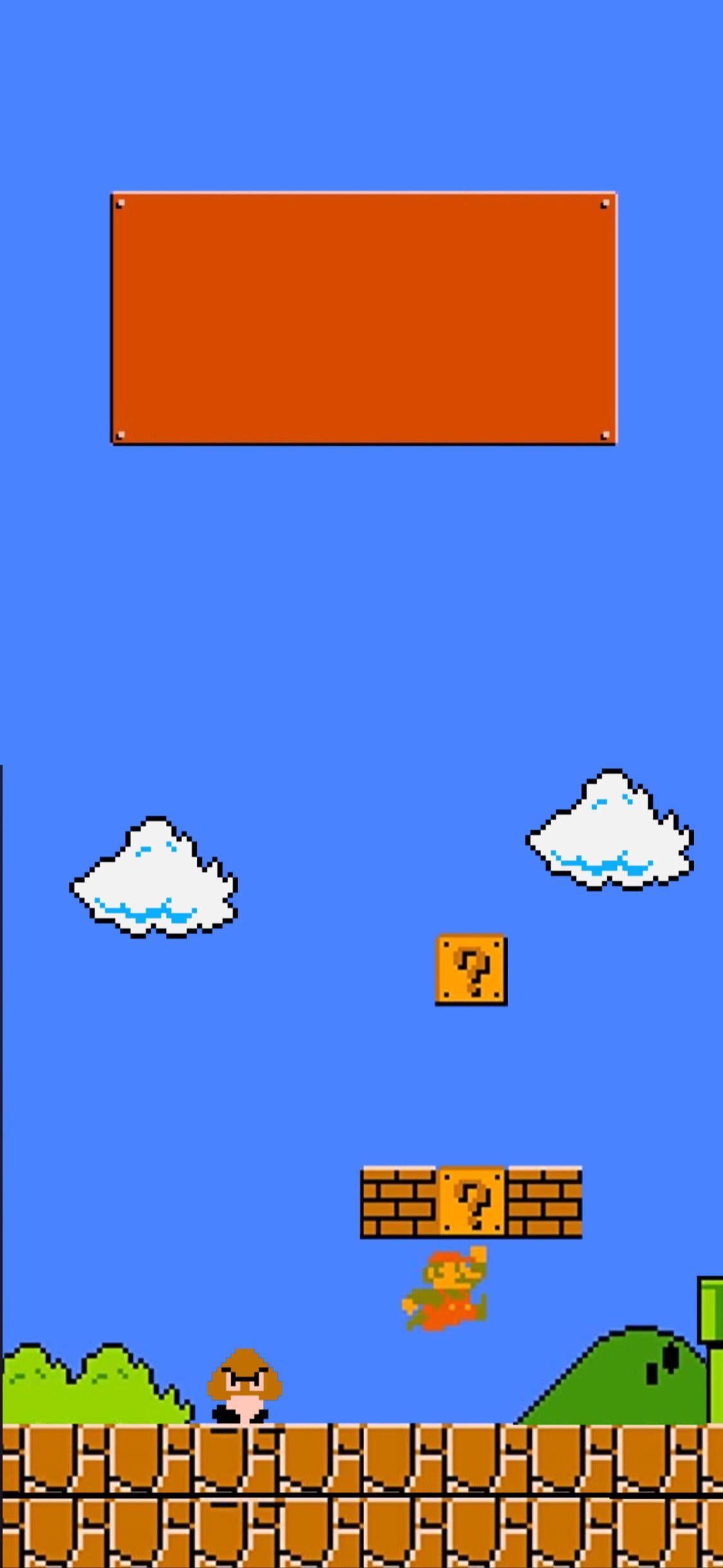 I created Super Mario Bros. IPhone Wallpaper (Turn Perspective View Off)