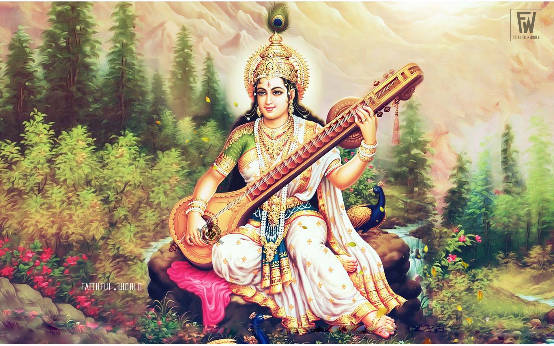 Lord Saraswati Wallpapers Wallpaper Cave