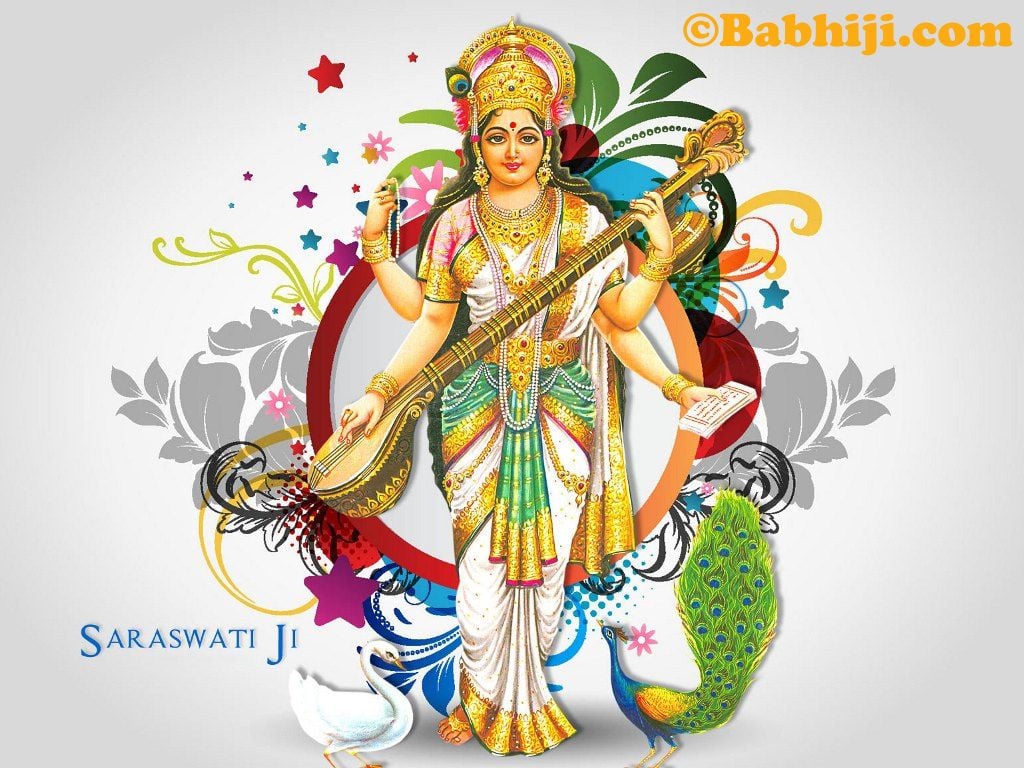 Goddess Saraswati, Goddess Saraswati Image, Goddess Saraswati Wallpaper