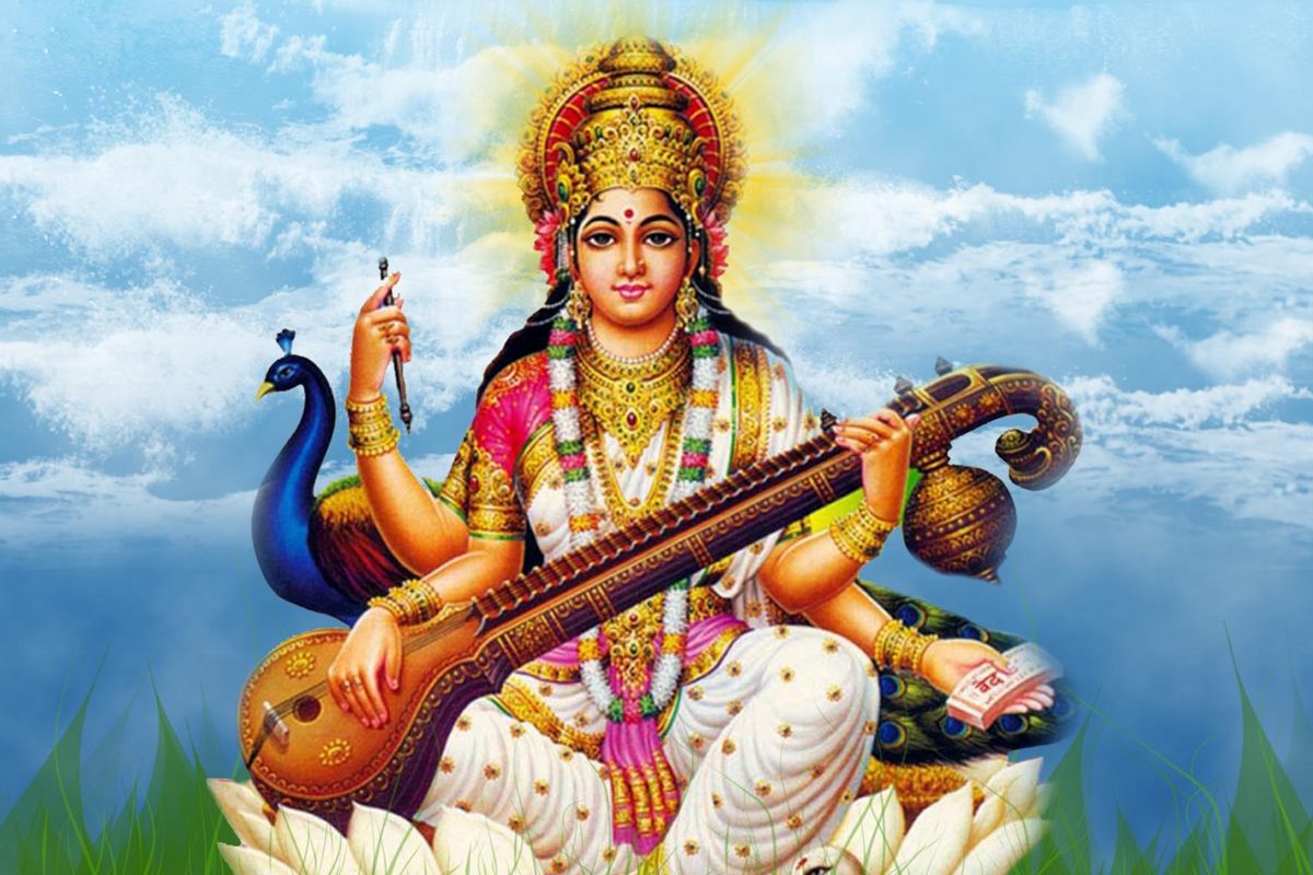 Download Free HD Wallpaper of maa saraswati / माँ सरस्वती. Maa Saraswati Wallpaper Download. Maa Saraswati Photo Download