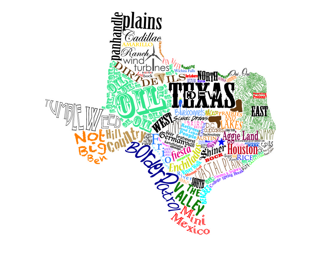 Texas Map HD Image. Free & HD!
