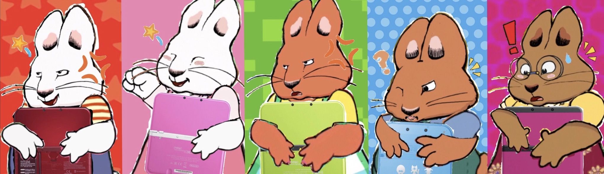 Max, Ruby, Louise, Morris & Valerie 3DS Wallpaper. Max and ruby, Anime, Nintendo 3Ds