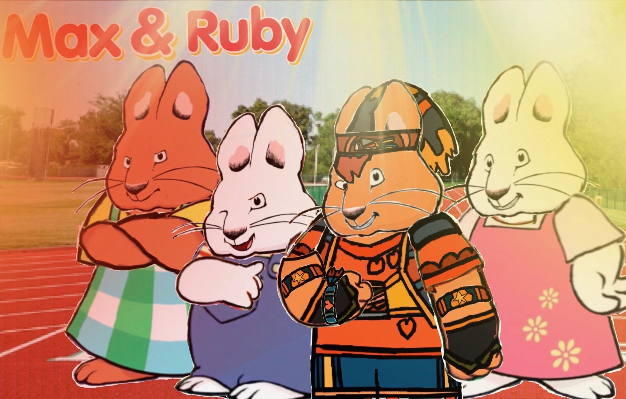 Riley With Max, Ruby & Louise Max & Ruby Wallpaper. Max and ruby, Character, Pikachu
