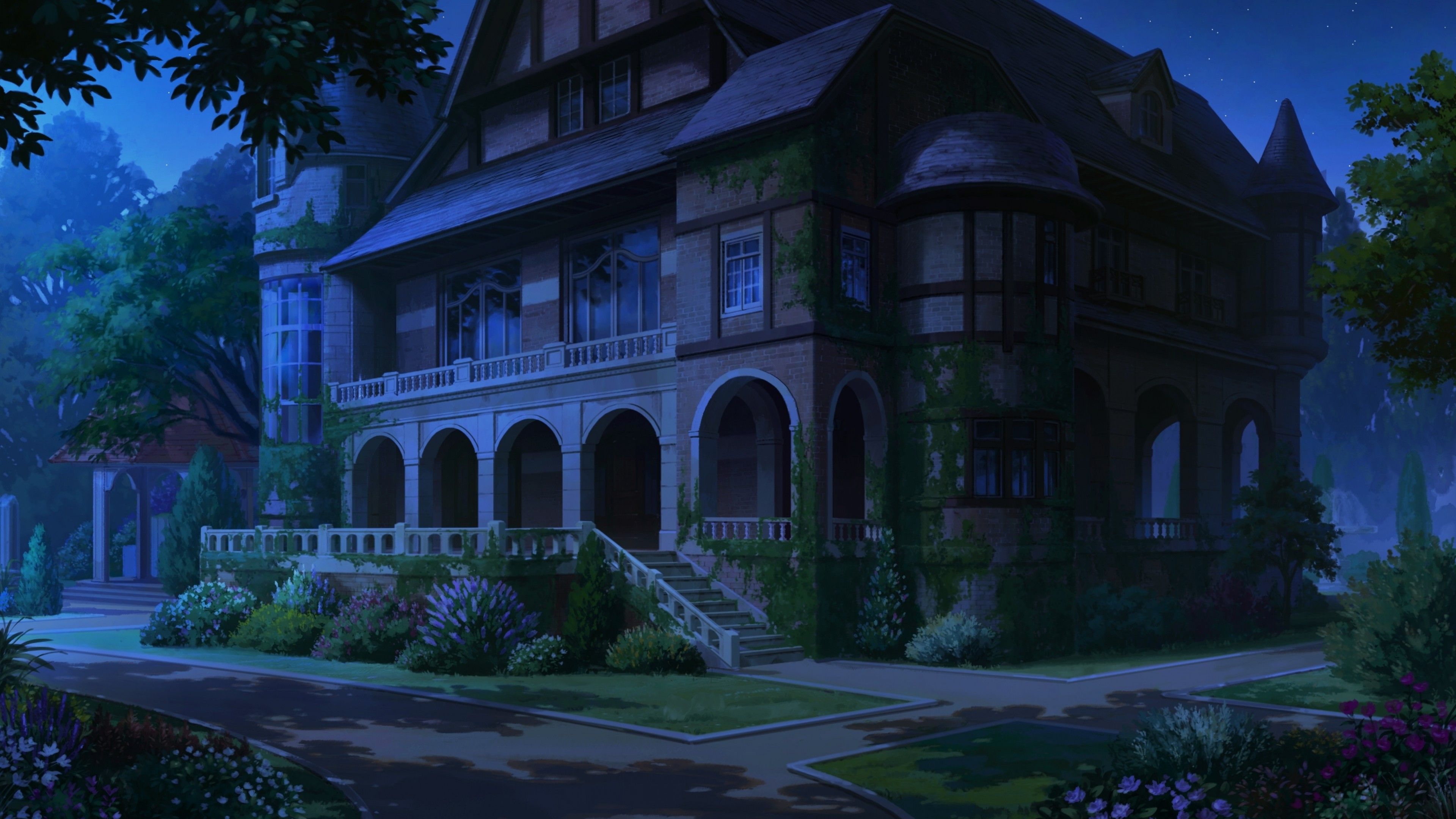 Collection of 100 Old house background anime for phone and desktop