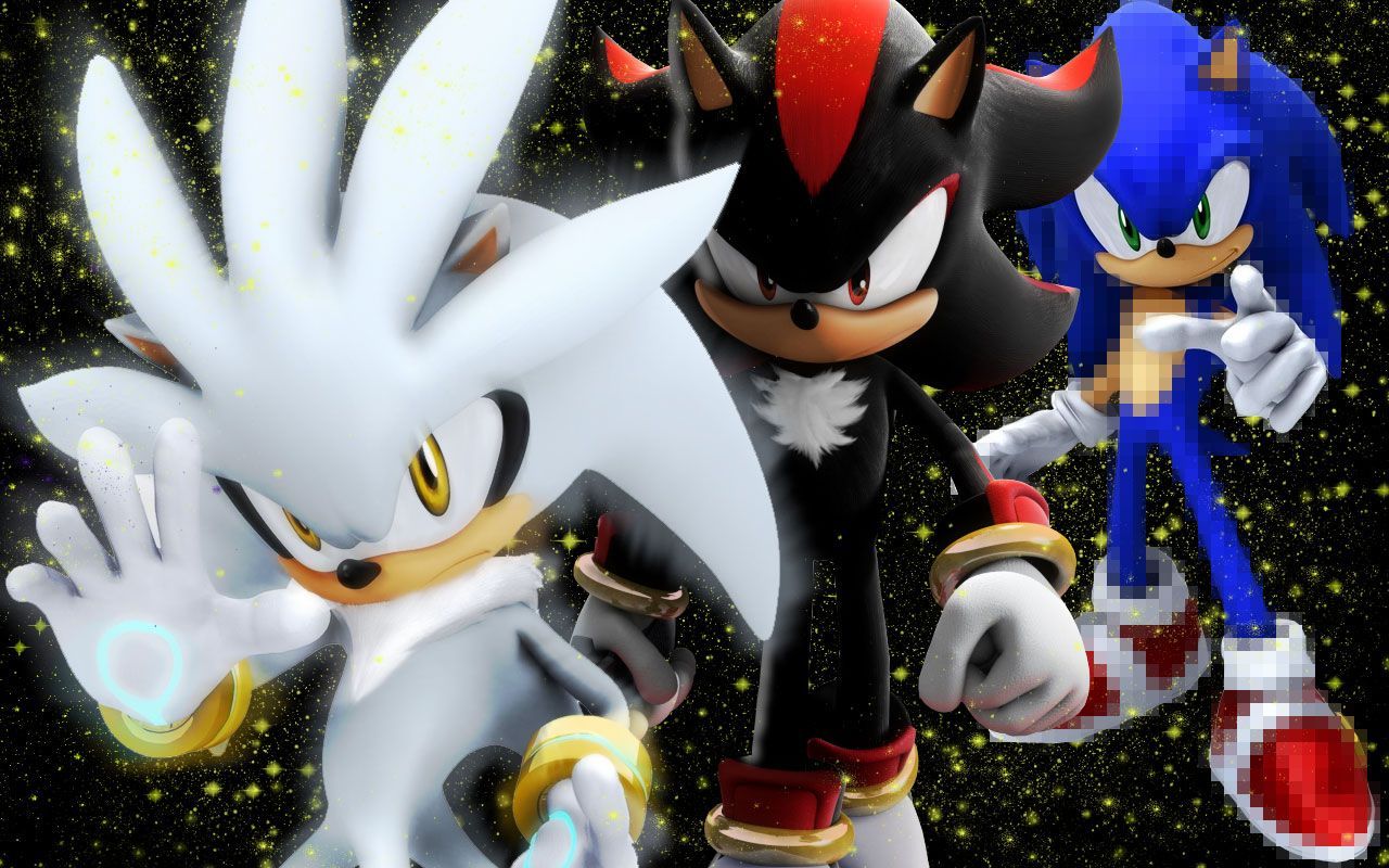 Sonic Shadow Silver Wallpaper. Sonic and shadow, Sonic, Silver wallpaper