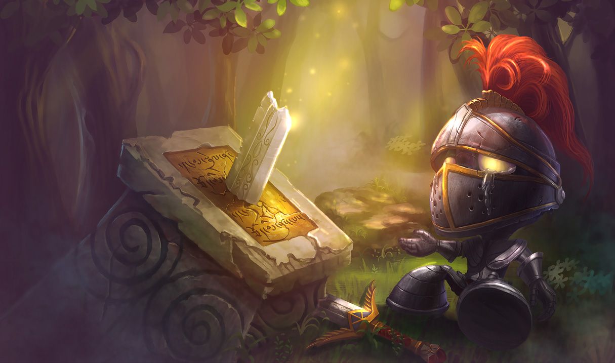 Little Knight Amumu Skin of Legends Wallpaper