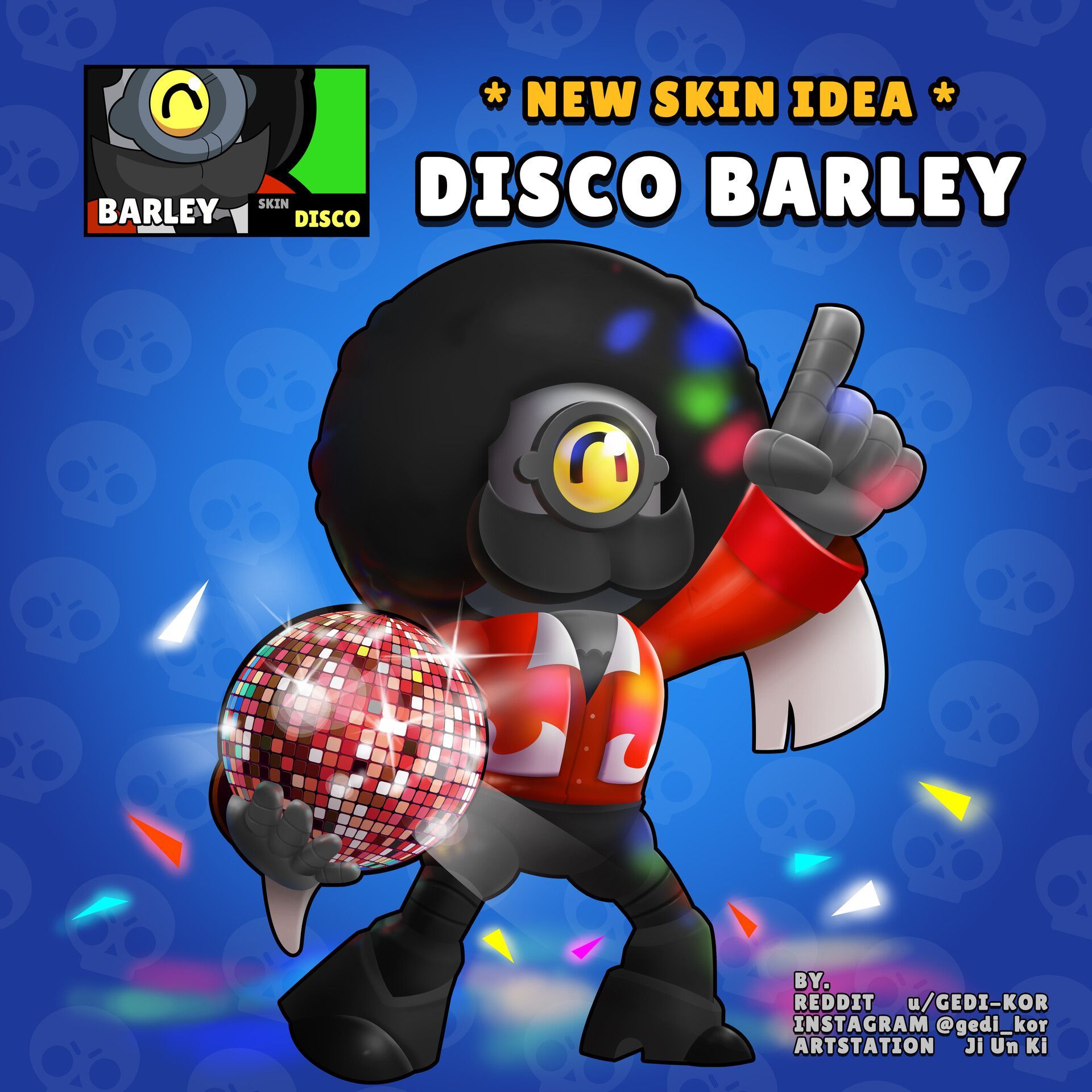 Brawl Stars Barley Wallpapers Wallpaper Cave - brawl stars skin lunar barley