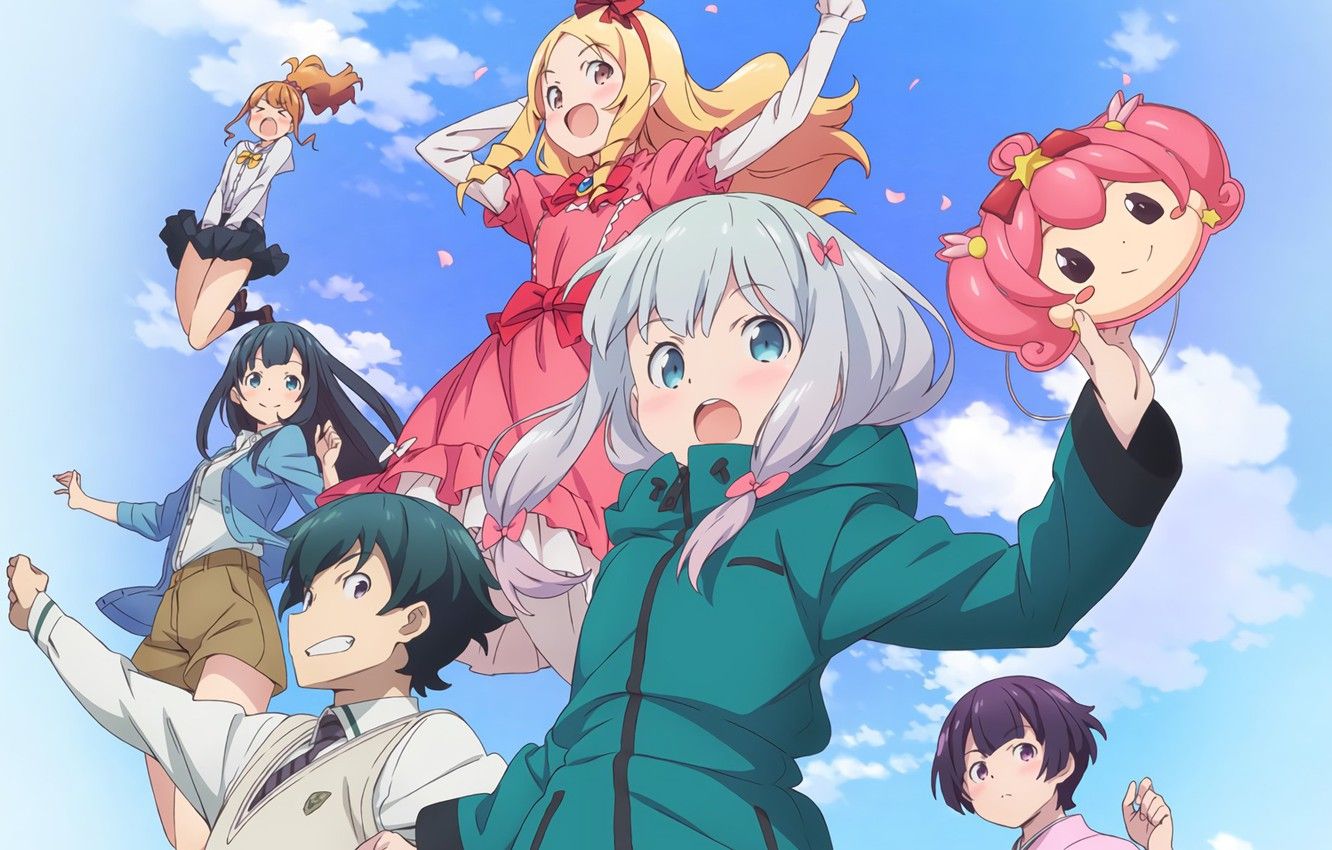 Wallpaper Anime, Brothers, Friends, Manga, Japanese, Bishojo, EroManga Sensei, Yamada Elf, Izumi Masamune, Mussune, Sagiri Izumi, Megumi Jinno Image For Desktop, Section сёдзё