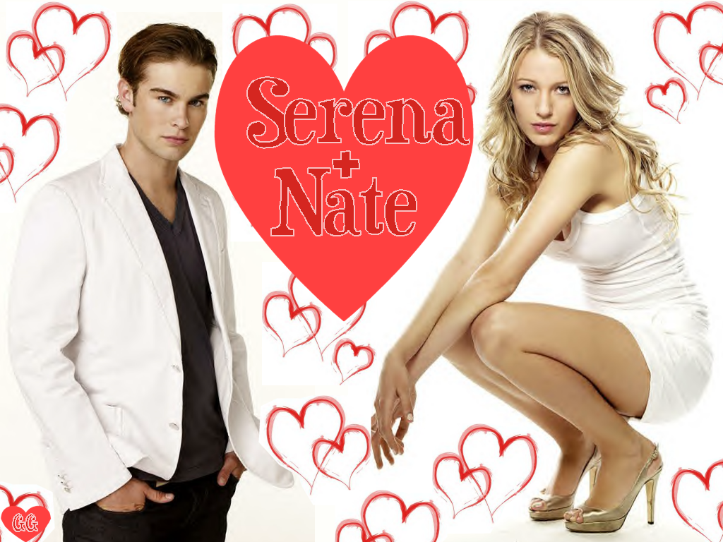 serena and nate Girl Couples Wallpaper