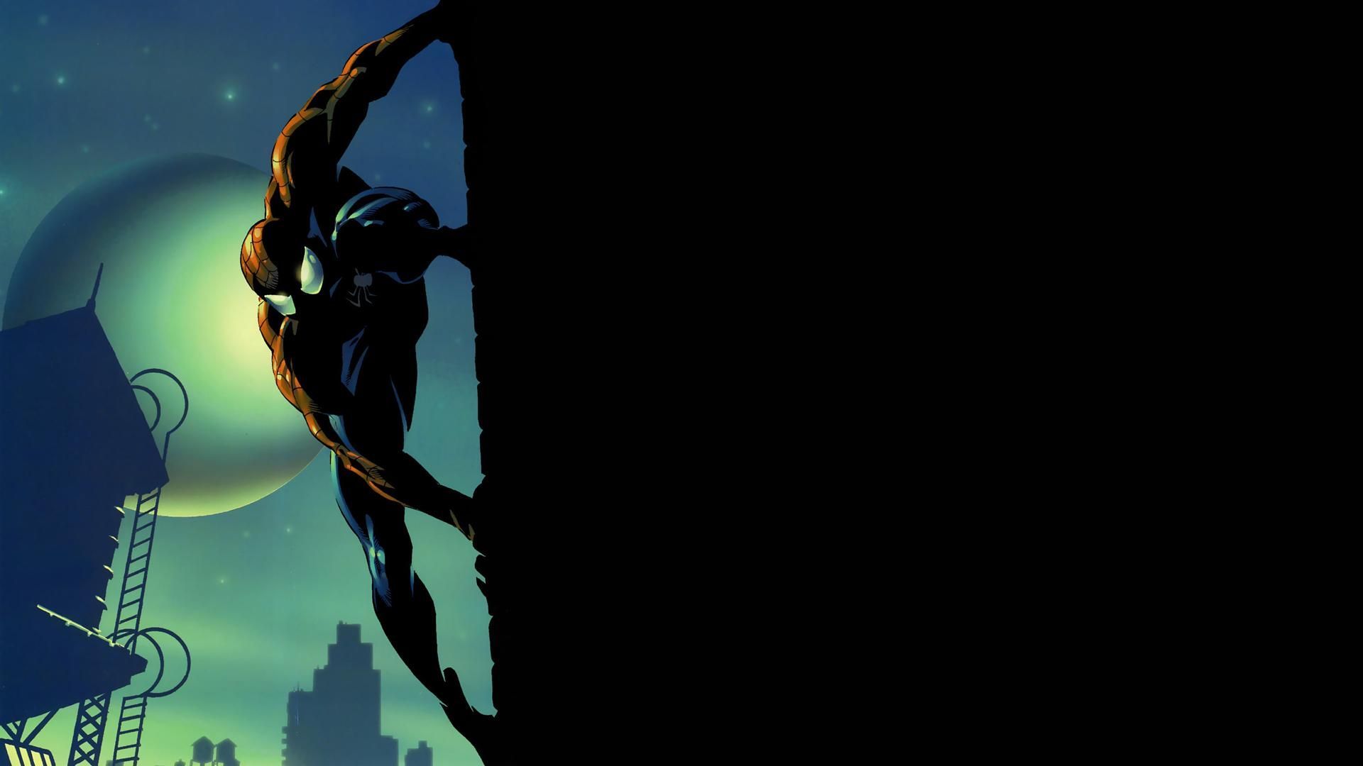 Spiderman Comics Spider Man Superhero Dark Wallpaper Wallpaper HD