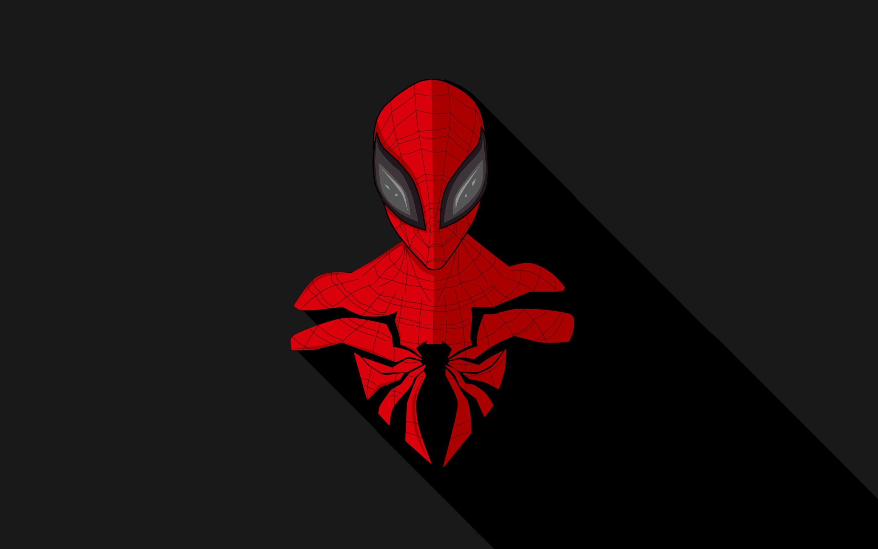 Spider Man Dark Minimal Avengers Macbook Pro Retina Wallpaper, HD Minimalist 4K Wallpaper, Image, Photo And Background