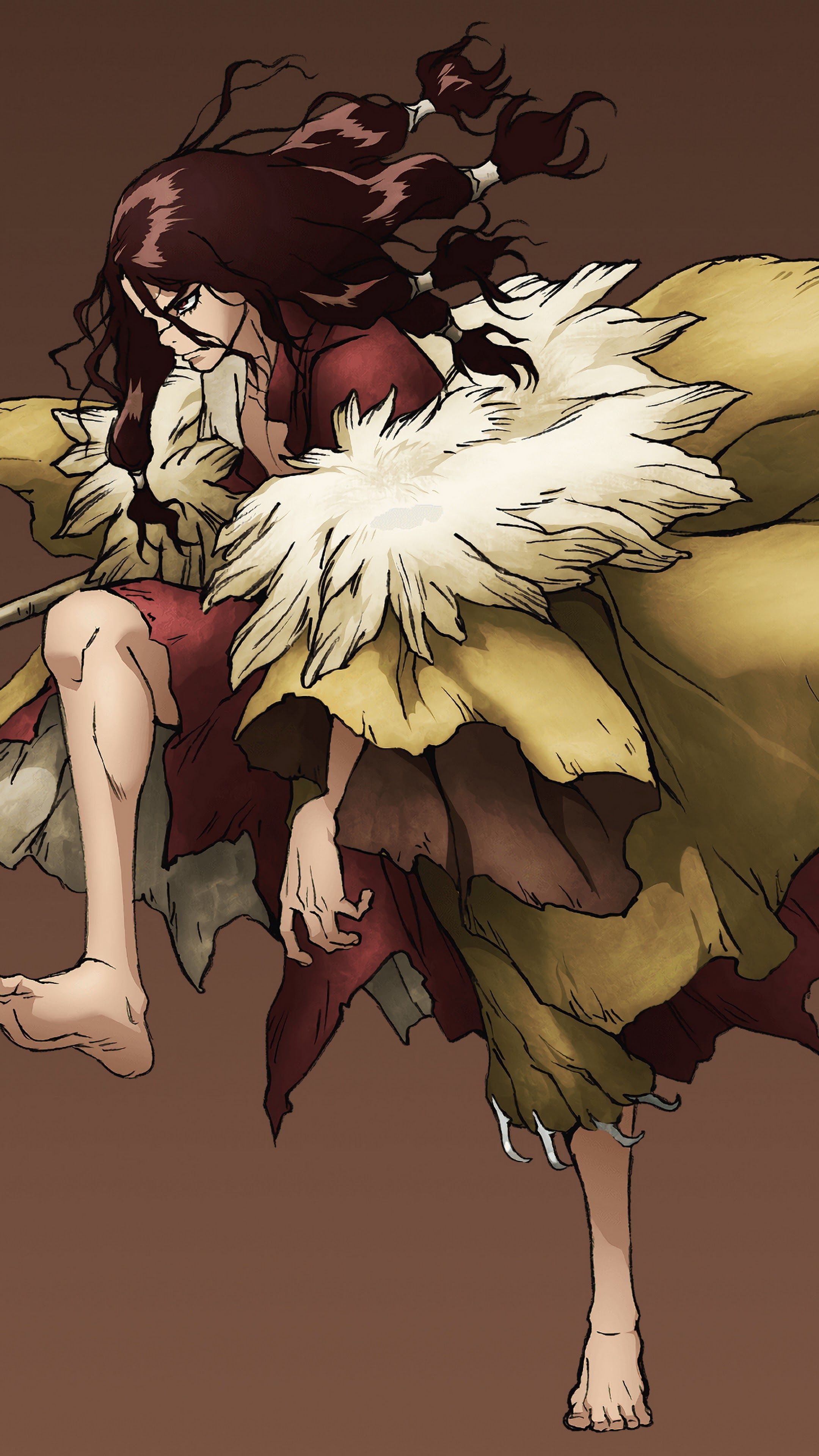 Dr. Stone Tsukasa Shishio 4K Wallpaper